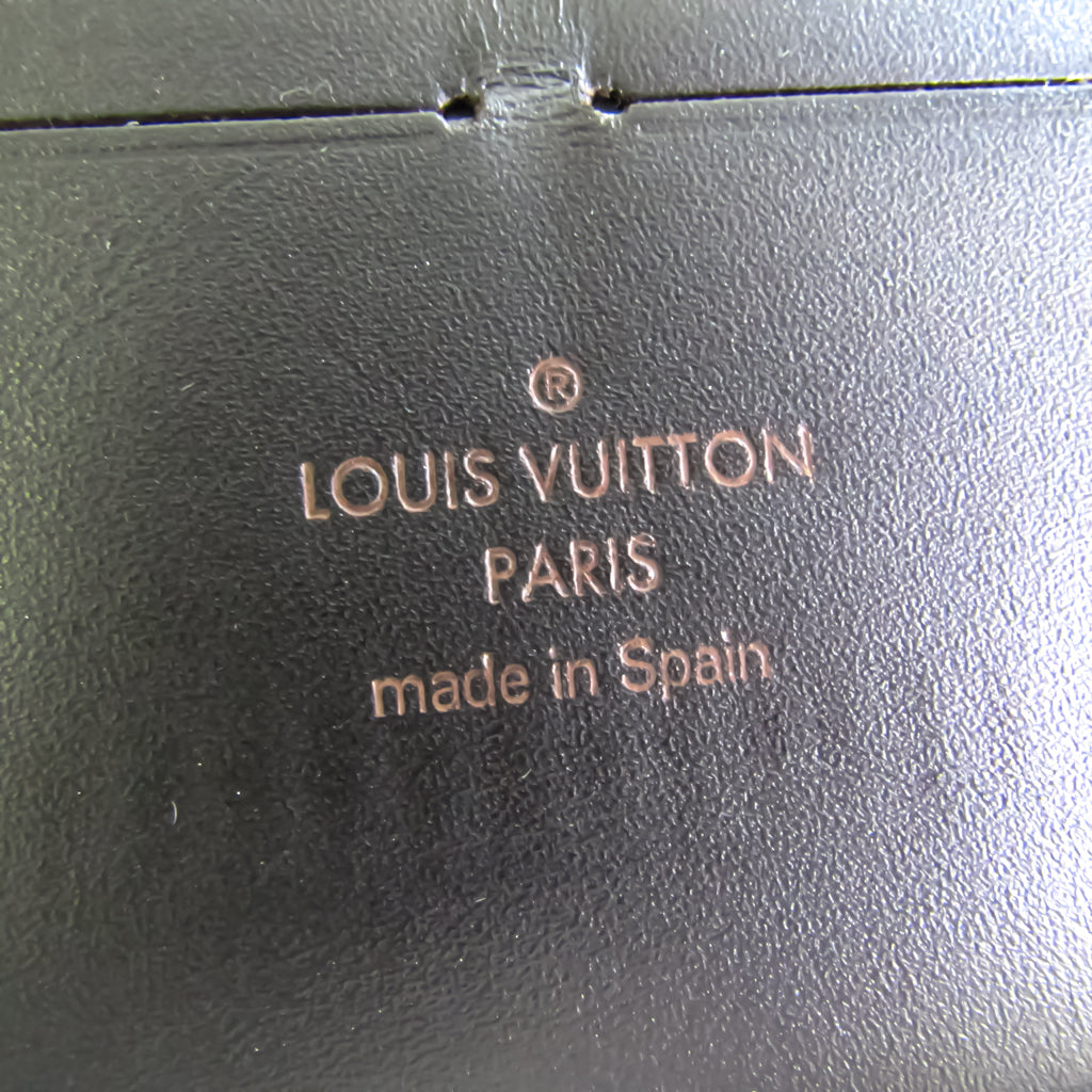 Louis Vuitton Brown Leather Zippy organizer wallet accessories