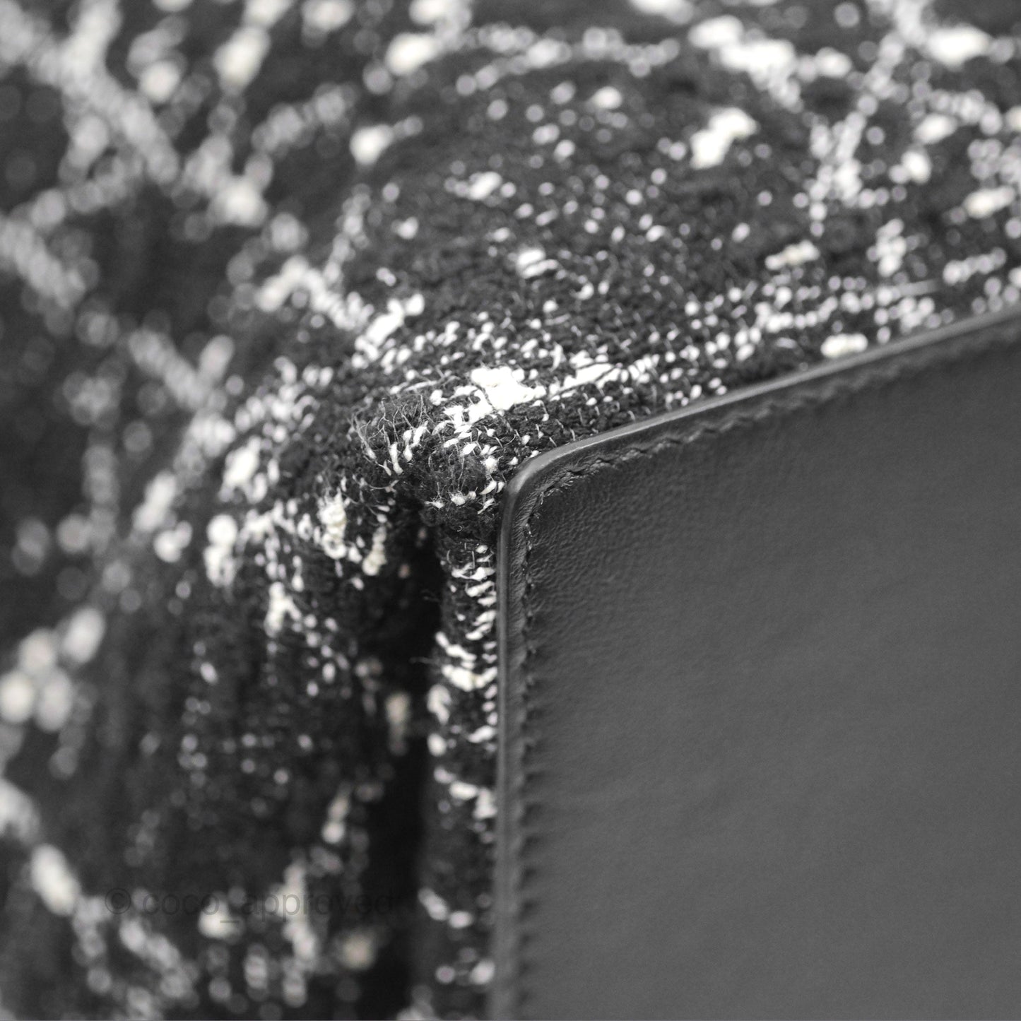 Christian Dior Medium Dior Toujours Bag Black Cannage Tweed