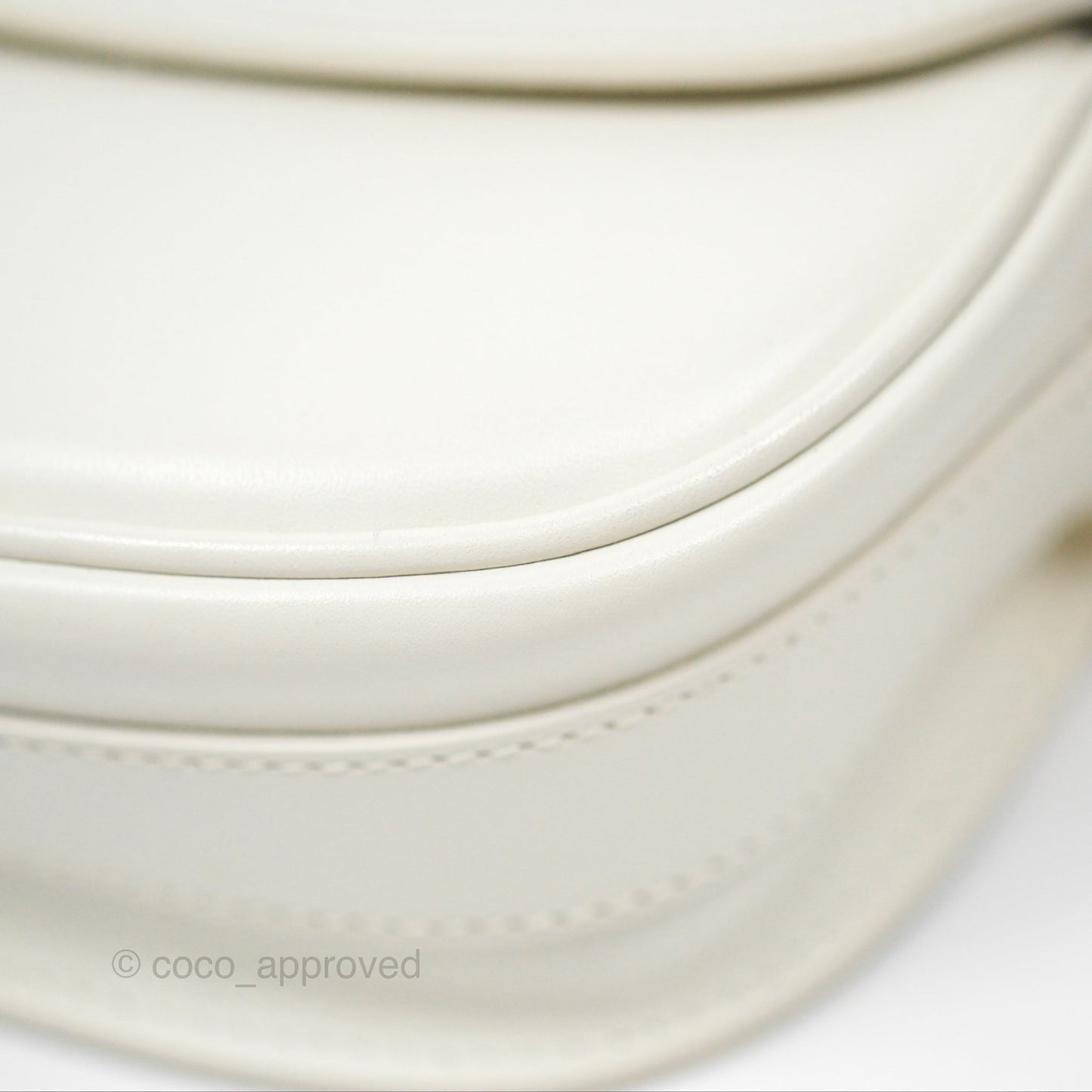 Christian Dior Bobby East-West Bag Calfskin White
