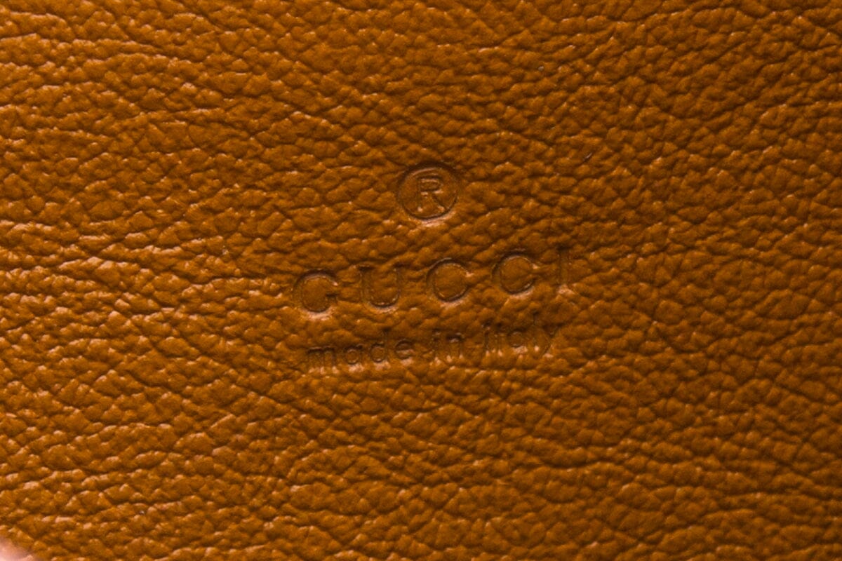 Gucci Brown Marmont Cross-Body Wallet on Chain