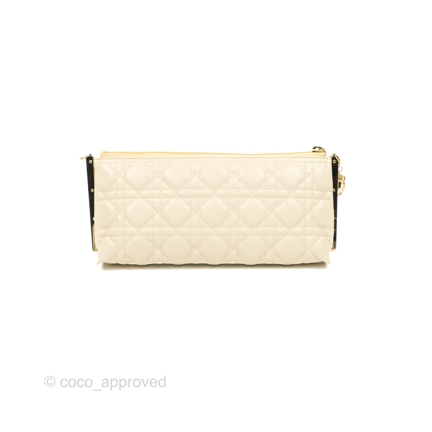 Dior Club Bag Dusty Ivory Cannage Lambskin
