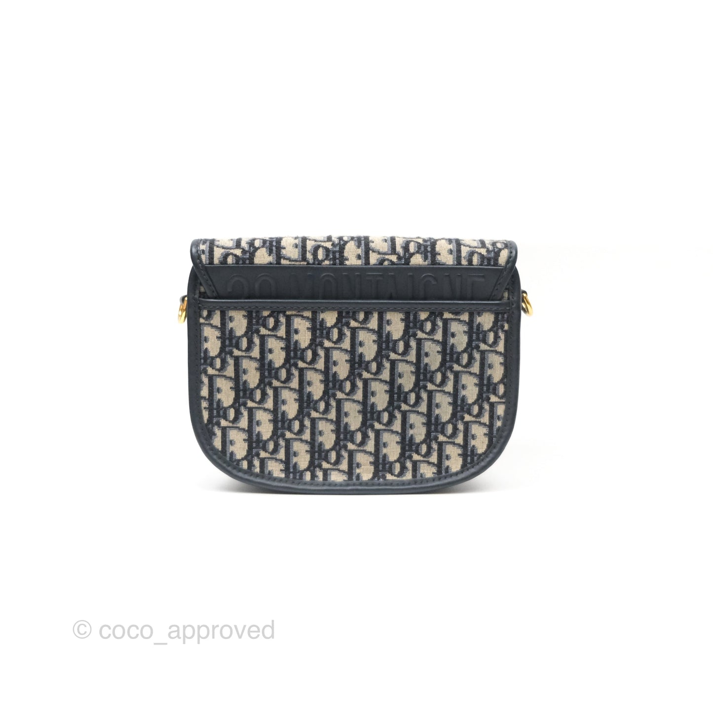 Dior Medium Bobby Bag Blue Oblique Jacquard Canvas