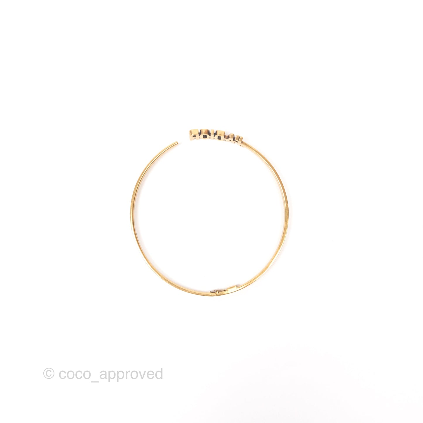 Christian Dior J'adior Choker Gold Tone