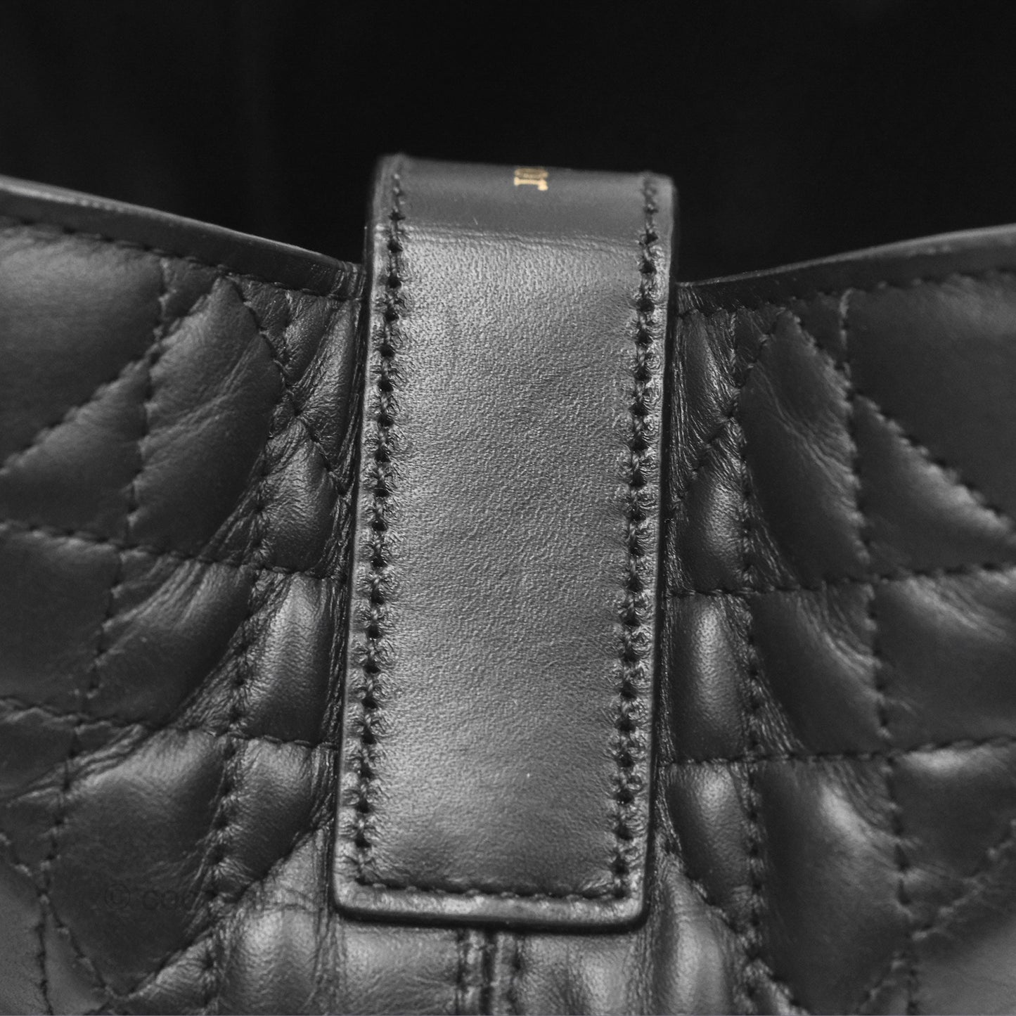 Christian Dior Small Dior Toujours Bag Black Macrocannage Calfskin