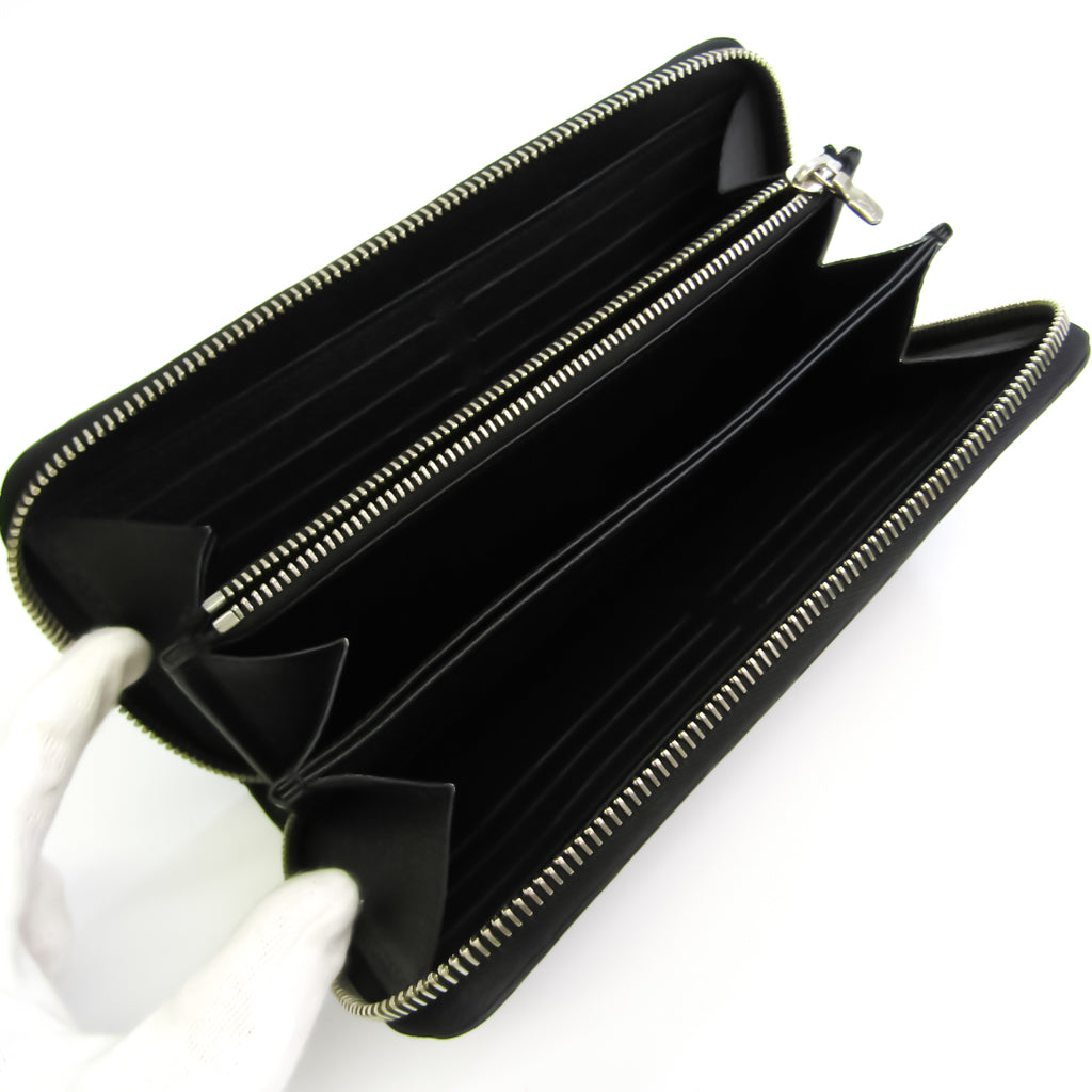 Louis Vuitton Black Leather Zippy wallet wallet accessories