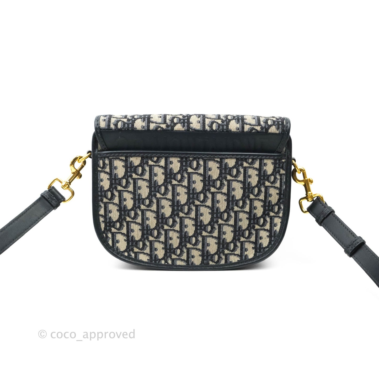 Dior Medium Bobby Bag Blue Oblique Jacquard Canvas