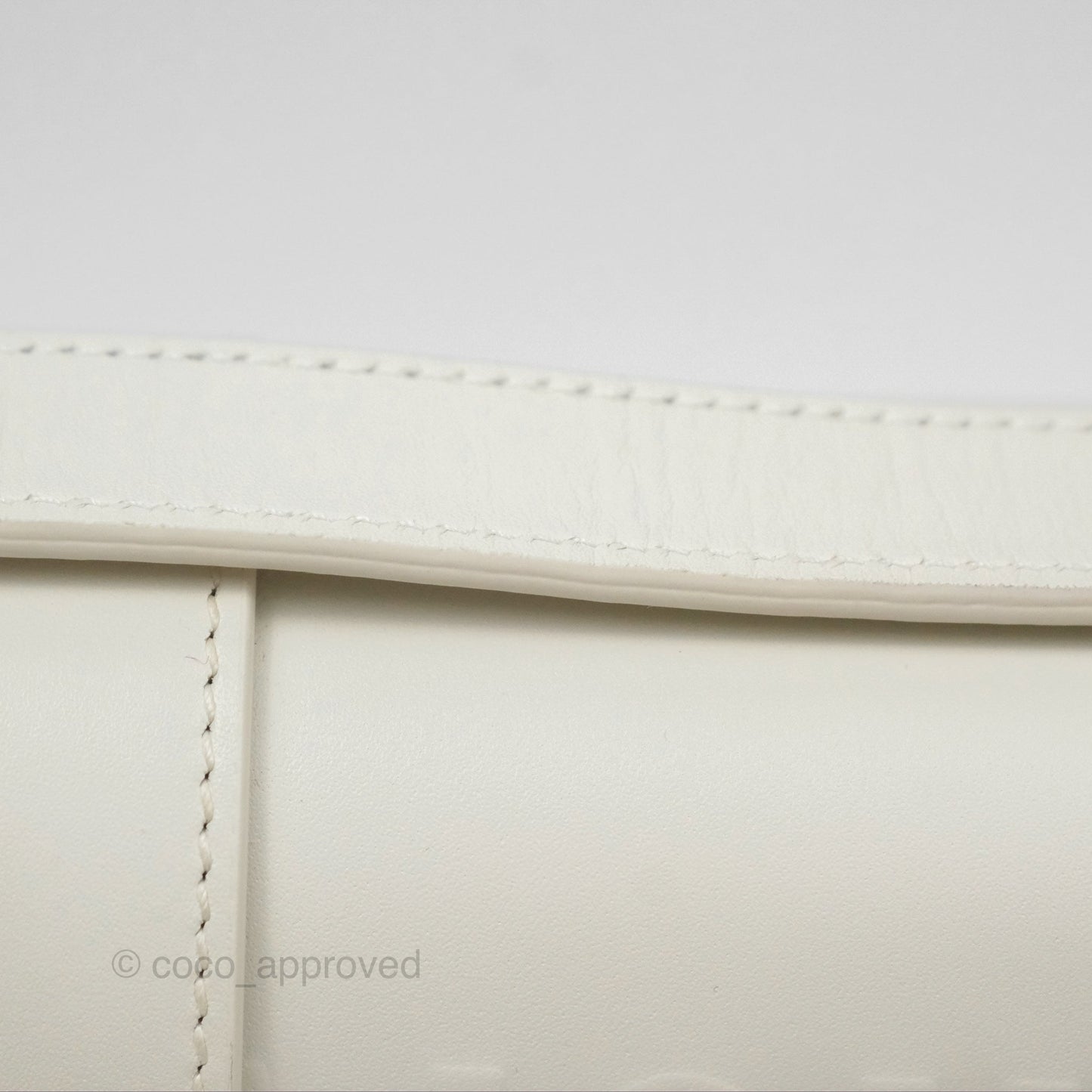 Christian Dior Small 30 Montaigne Box Bag White Calfskin