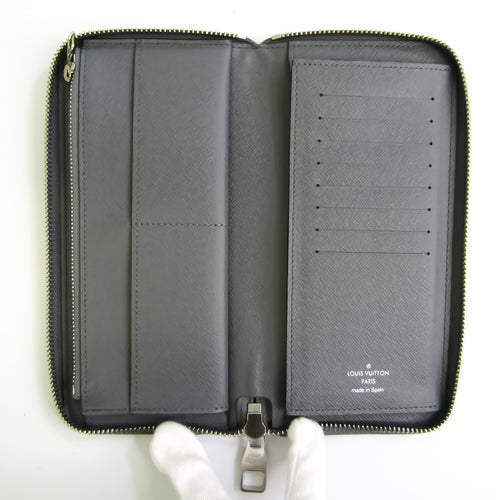 Louis Vuitton Black Leather Zippy Wallet Vertical wallet accessories