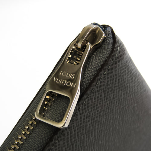 Louis Vuitton Black Leather Zippy Wallet Vertical wallet accessories