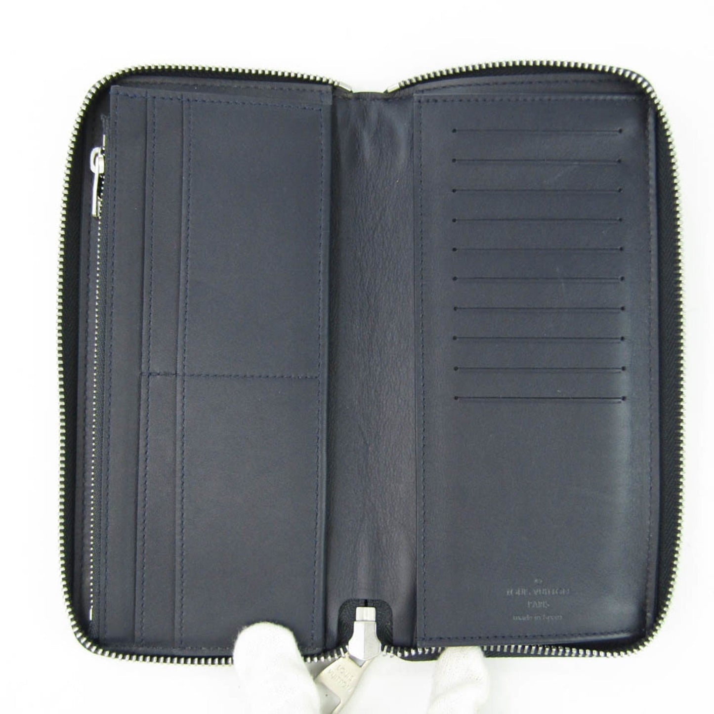 Louis Vuitton Black Canvas Zippy Wallet Vertical wallet accessories