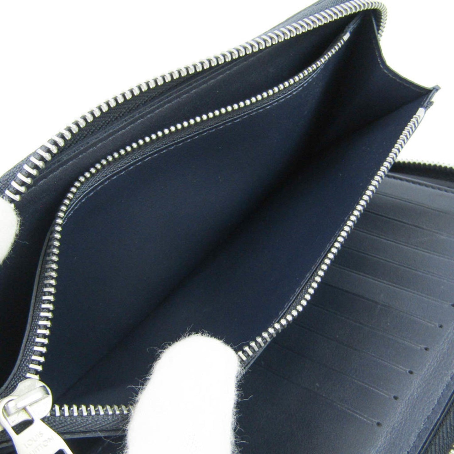 Louis Vuitton Black Canvas Zippy Wallet Vertical wallet accessories