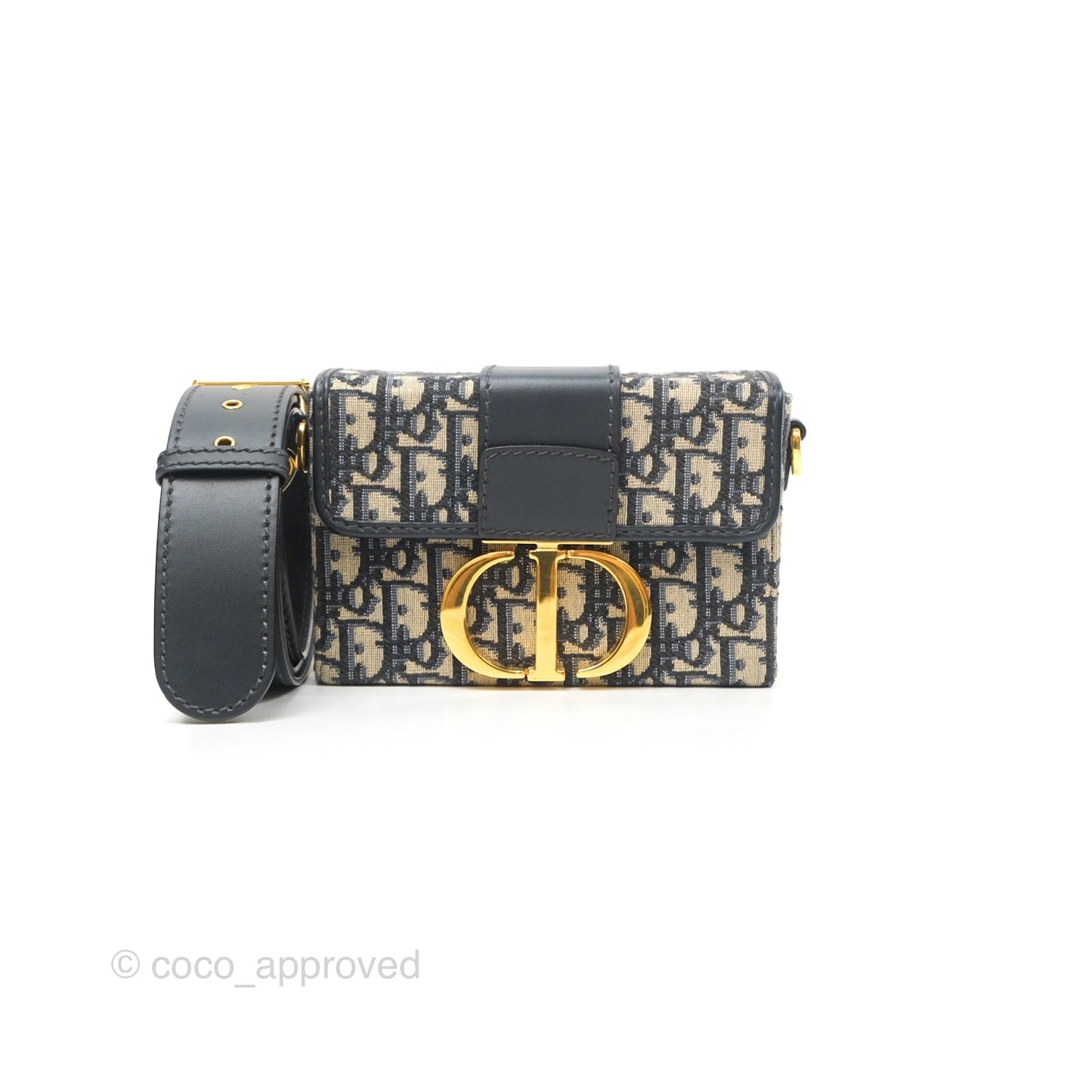 Christian Dior 30 Montaigne Oblique Jacquard Box Bag