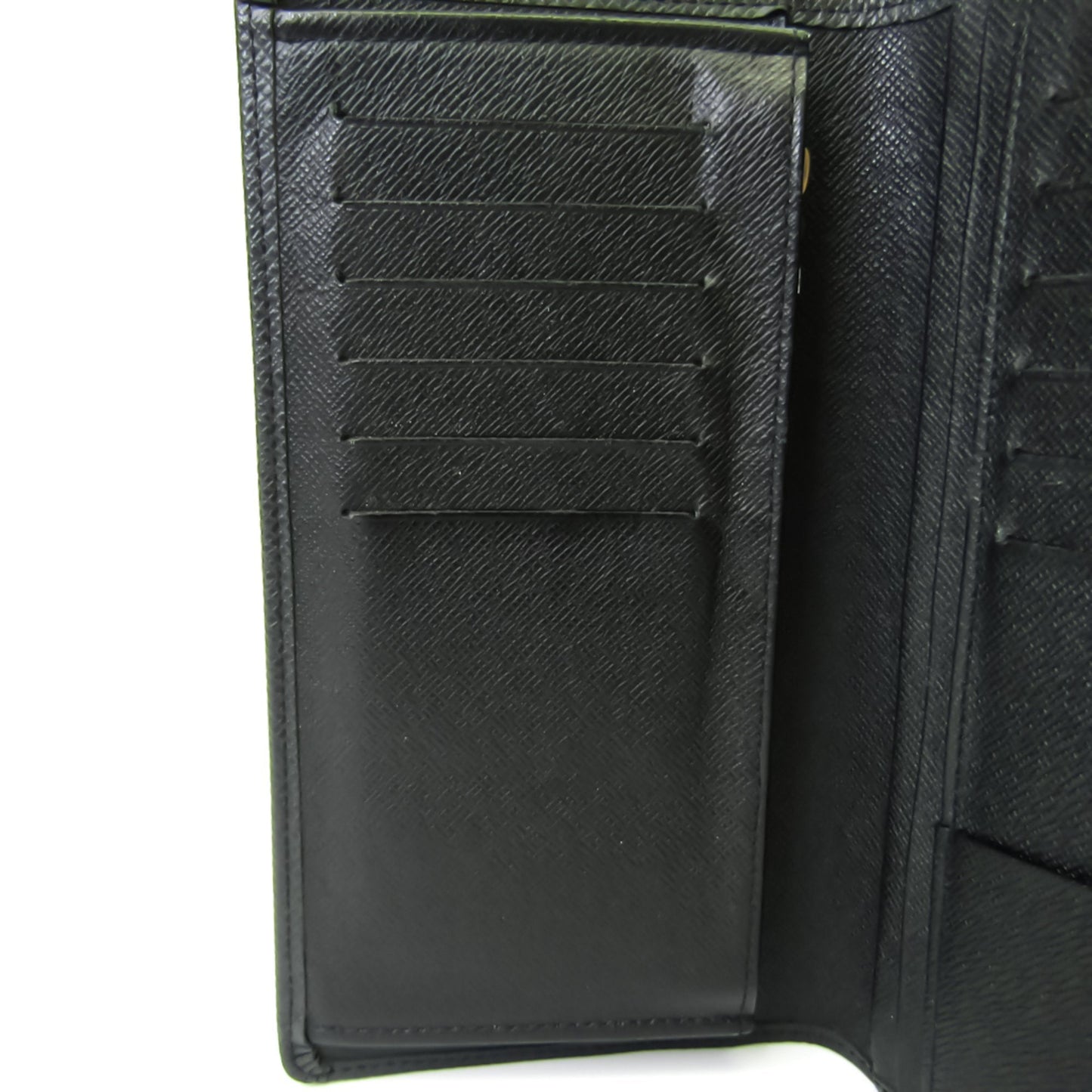 Louis Vuitton Black Leather Brazza wallet accessories