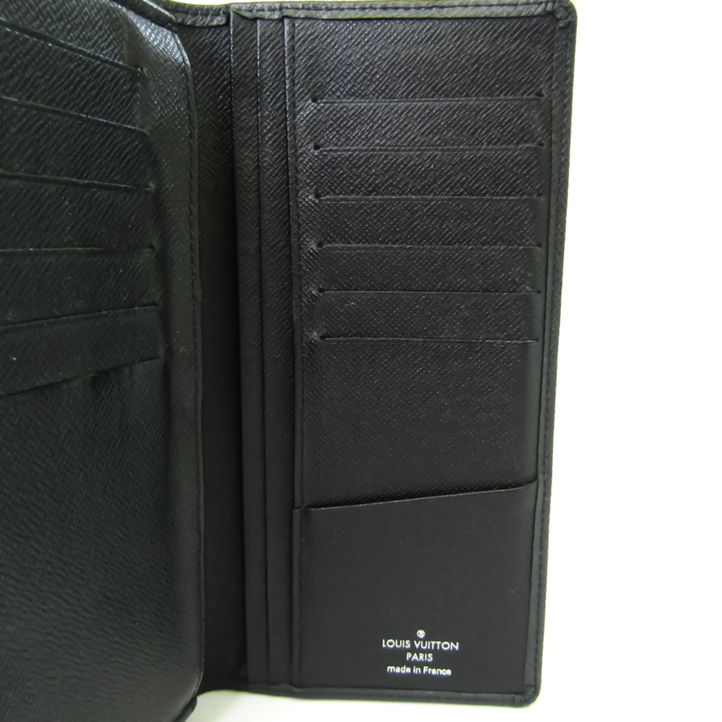 Louis Vuitton Black Leather Brazza wallet accessories