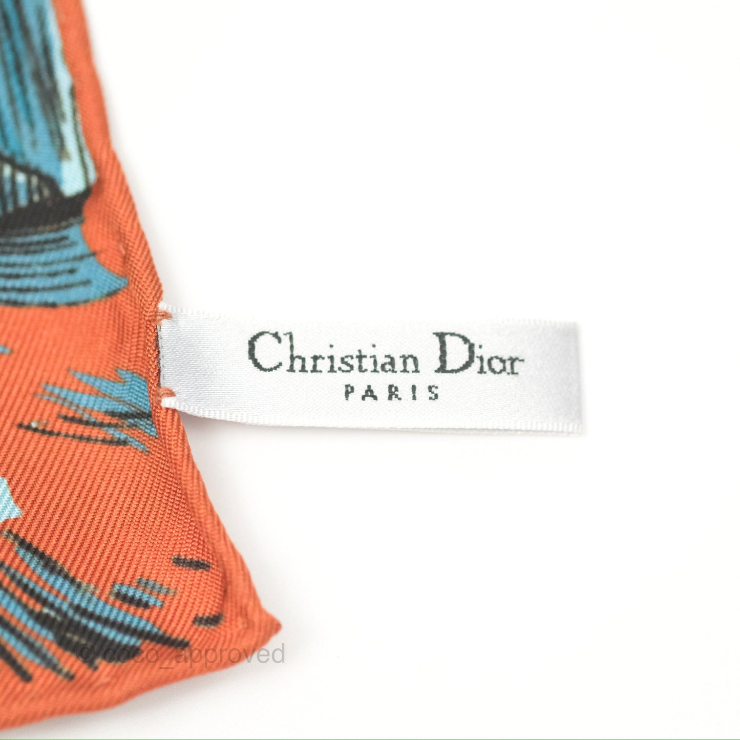 Christian Dior Around The World Silk Scarf 90