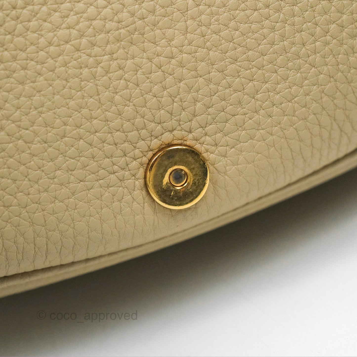 Christian Dior Medium Bobby Flap Beige Grained Calfskin