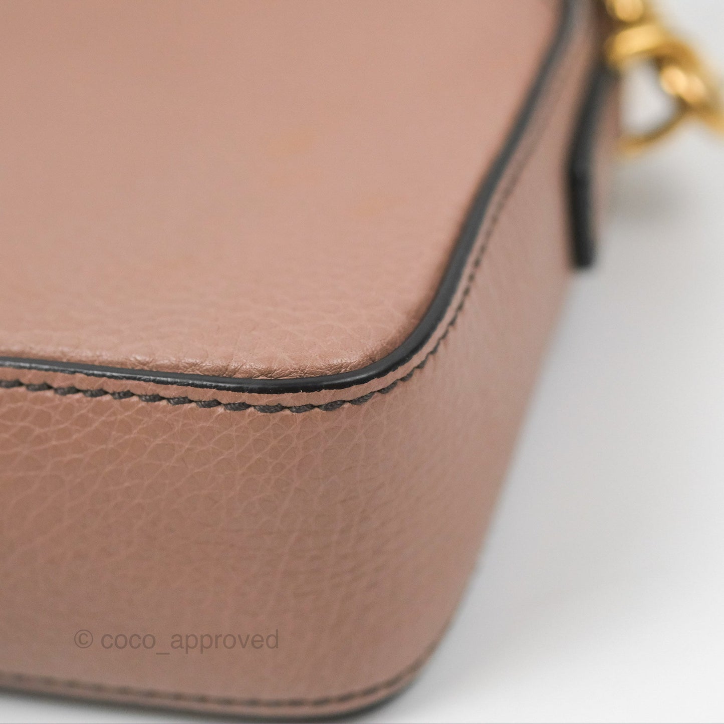 Christian Dior J'Adior Strap Flap Bag Dusty Pink Grained Calfskin