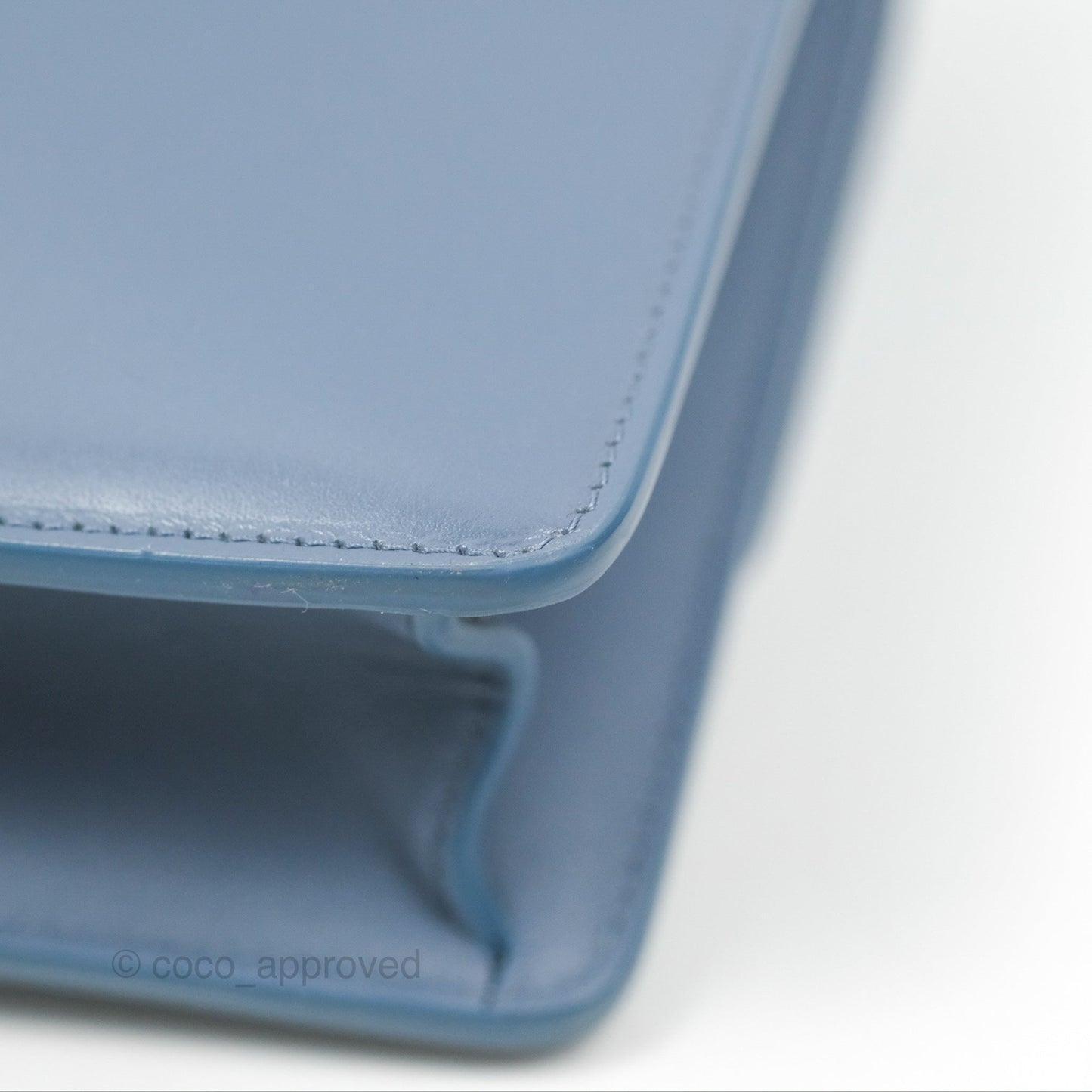 Dior 30 Montaigne Bag Blue Box Calfskin