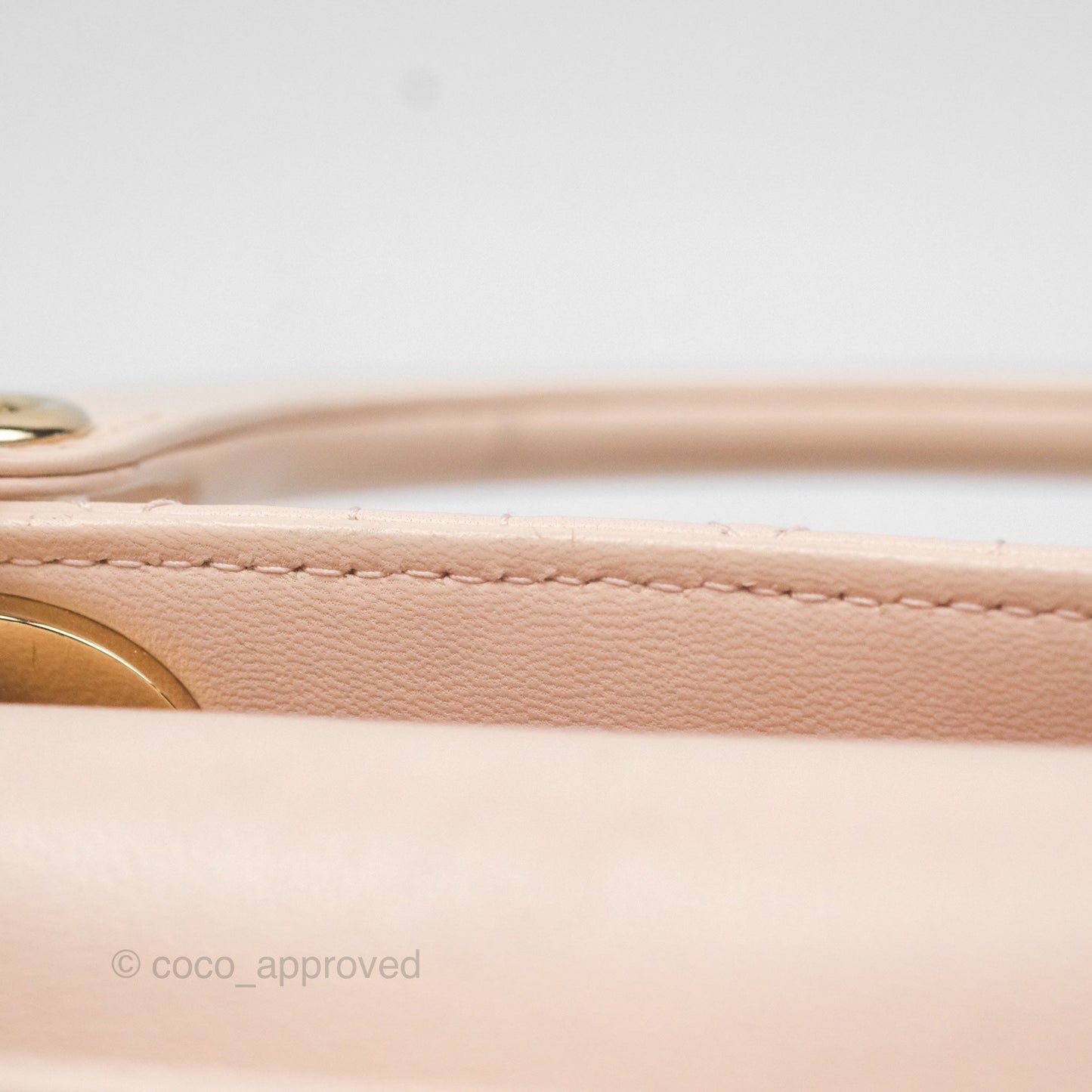Christian Dior Lambskin My ABCDior Lady Dior Pink Gold Hardware