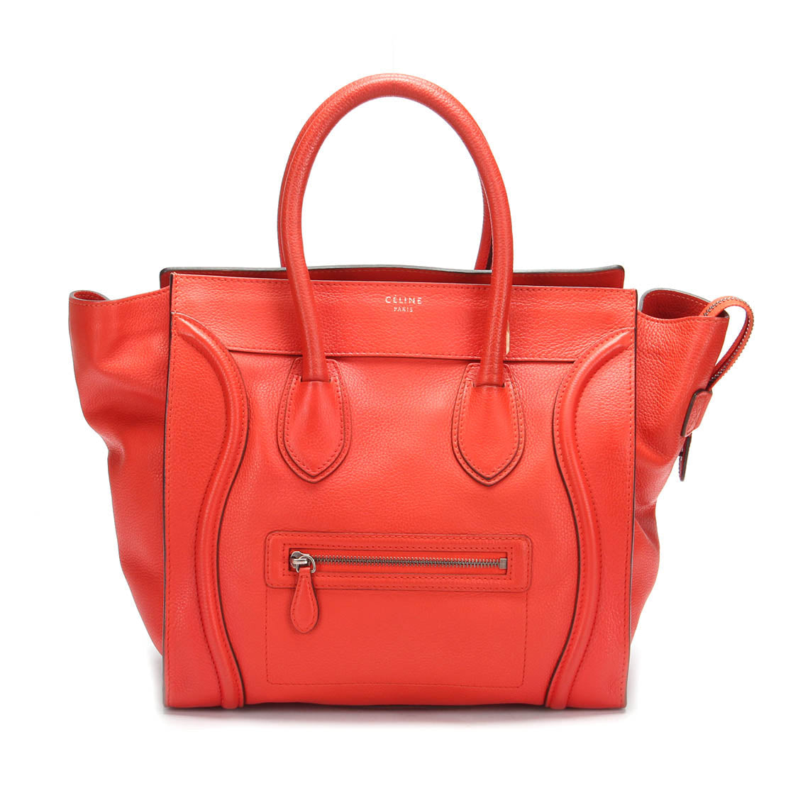 Celine Leather Luggage Tote Bag