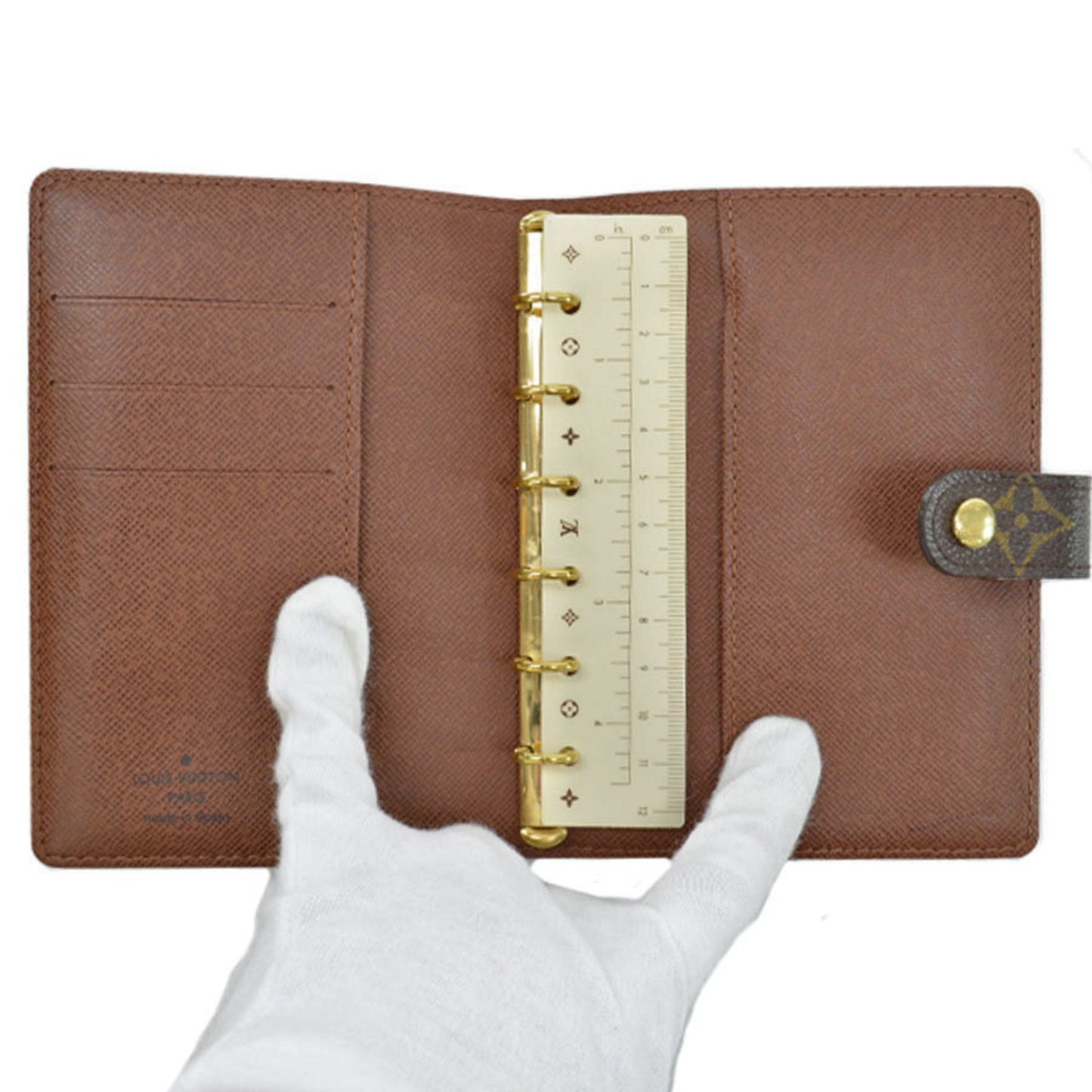 Louis Vuitton Brown Canvas Agenda wallet accessories