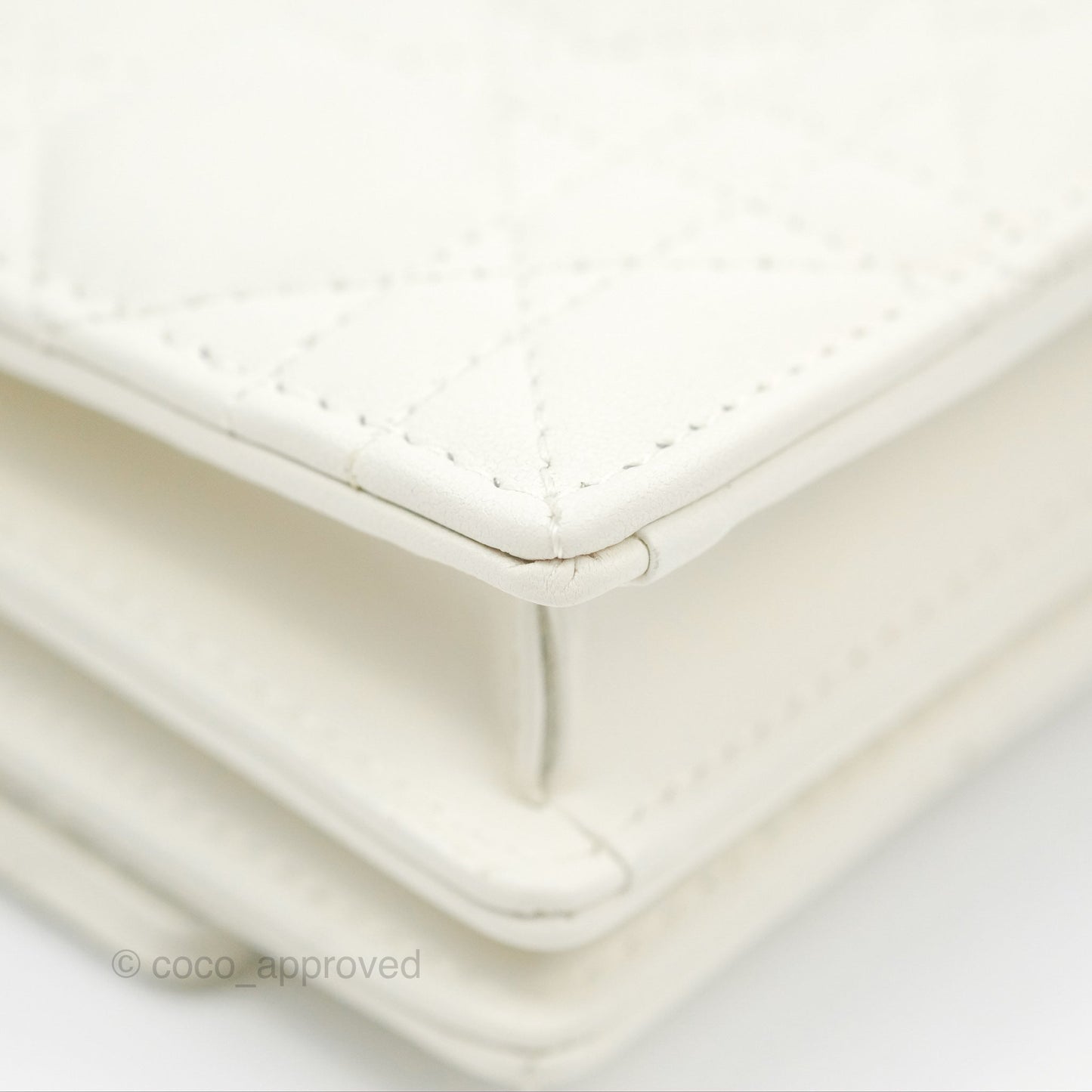 Dior Miss Dior Mini Bag White Cannage Lambskin