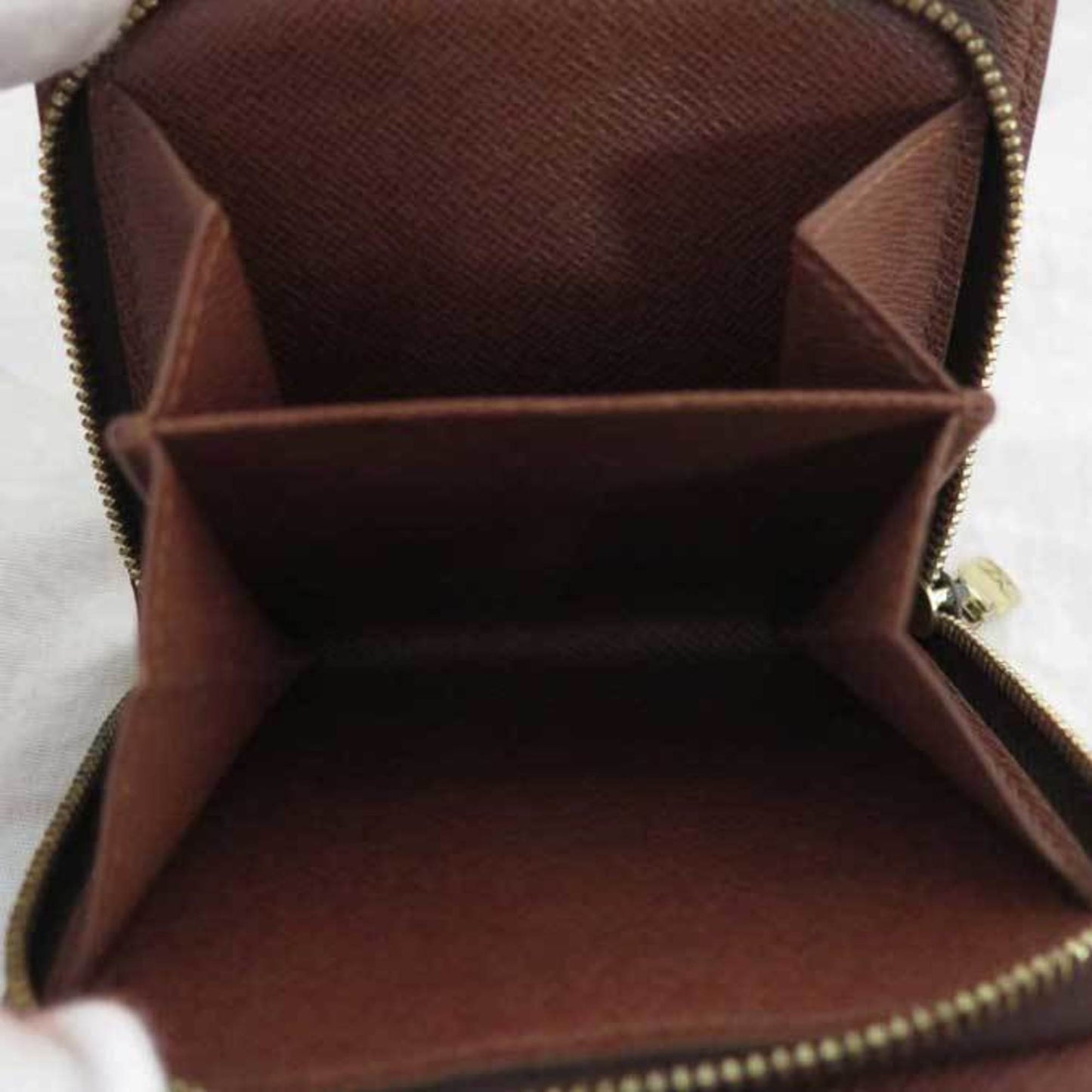 Louis Vuitton Brown Canvas Porte-monnaie wallet accessories