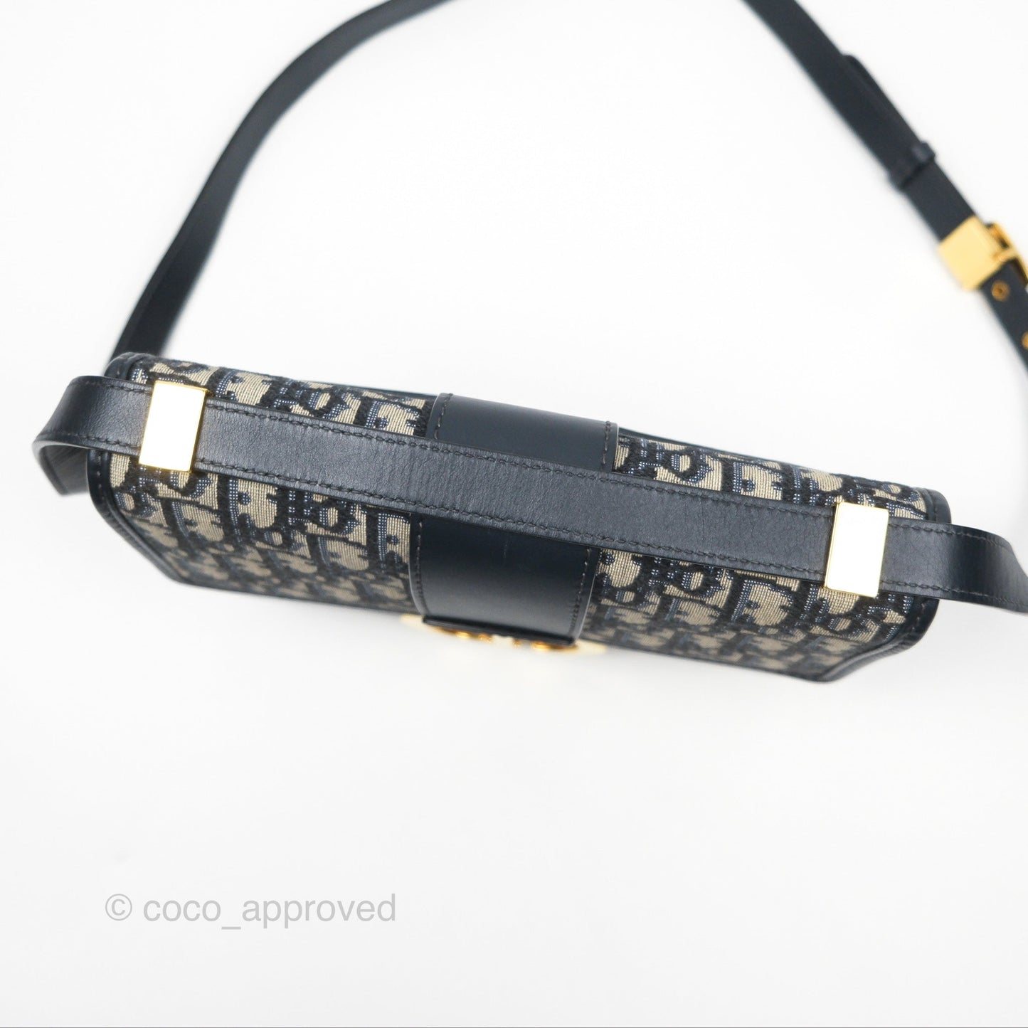 Dior 30 Montaigne Bag Blue Dior Oblique Jacquard