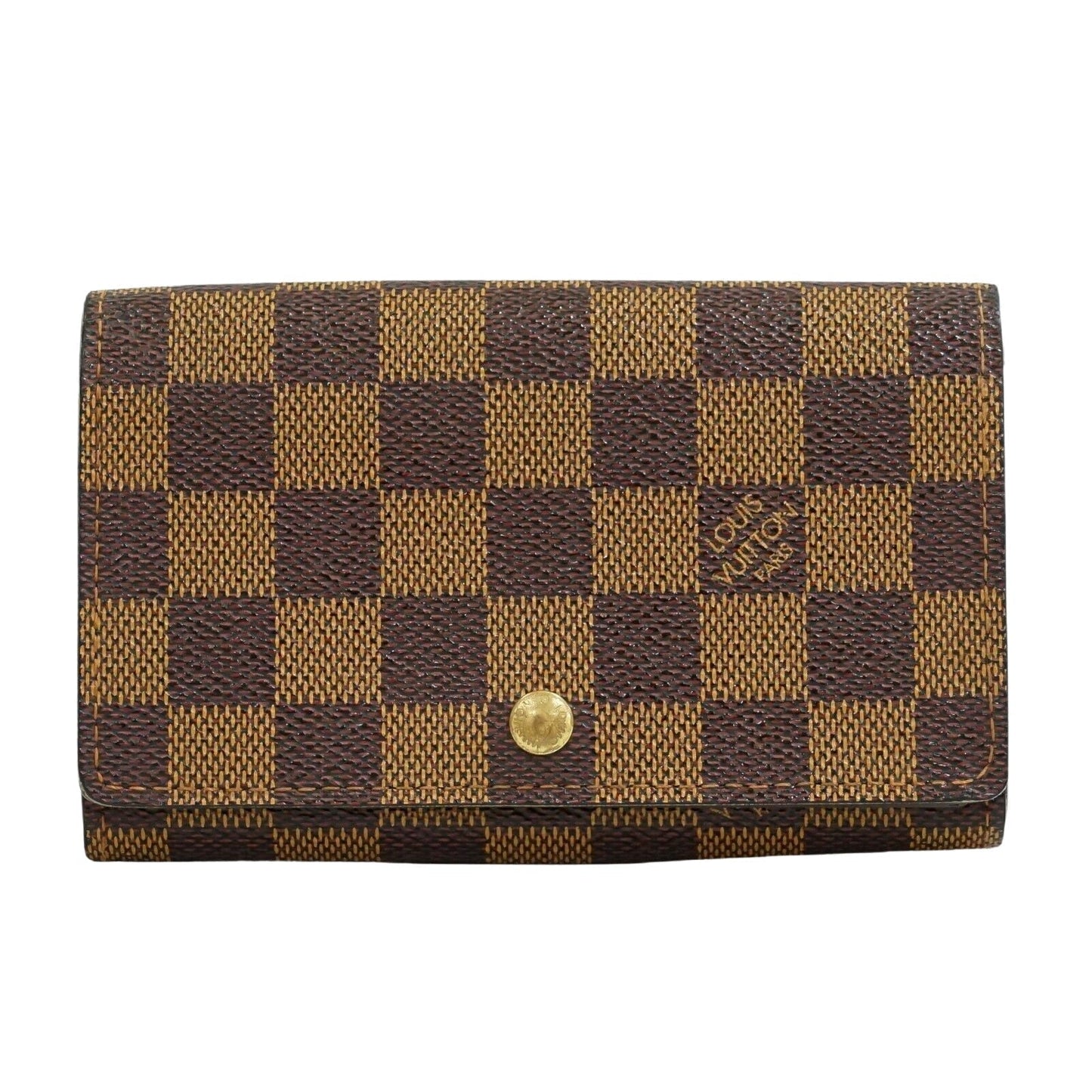 Louis Vuitton Brown Canvas Tresor wallet accessories