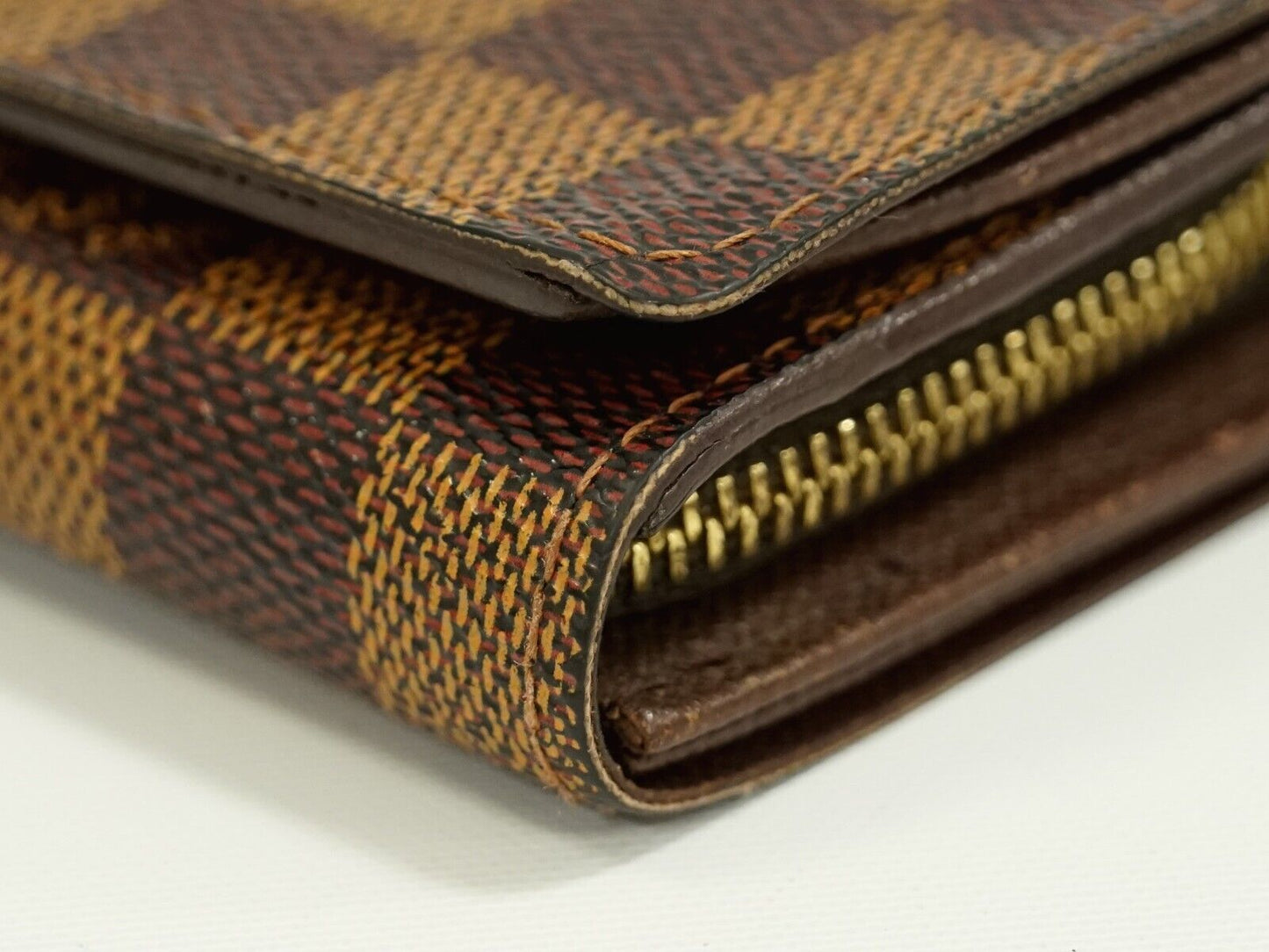 Louis Vuitton Brown Canvas Tresor wallet accessories