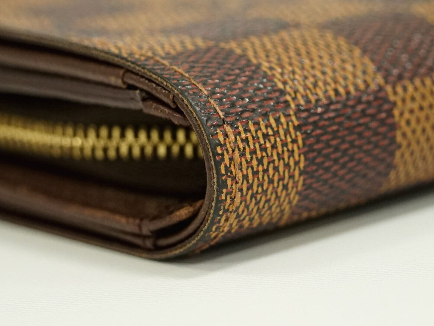 Louis Vuitton Brown Canvas Tresor wallet accessories