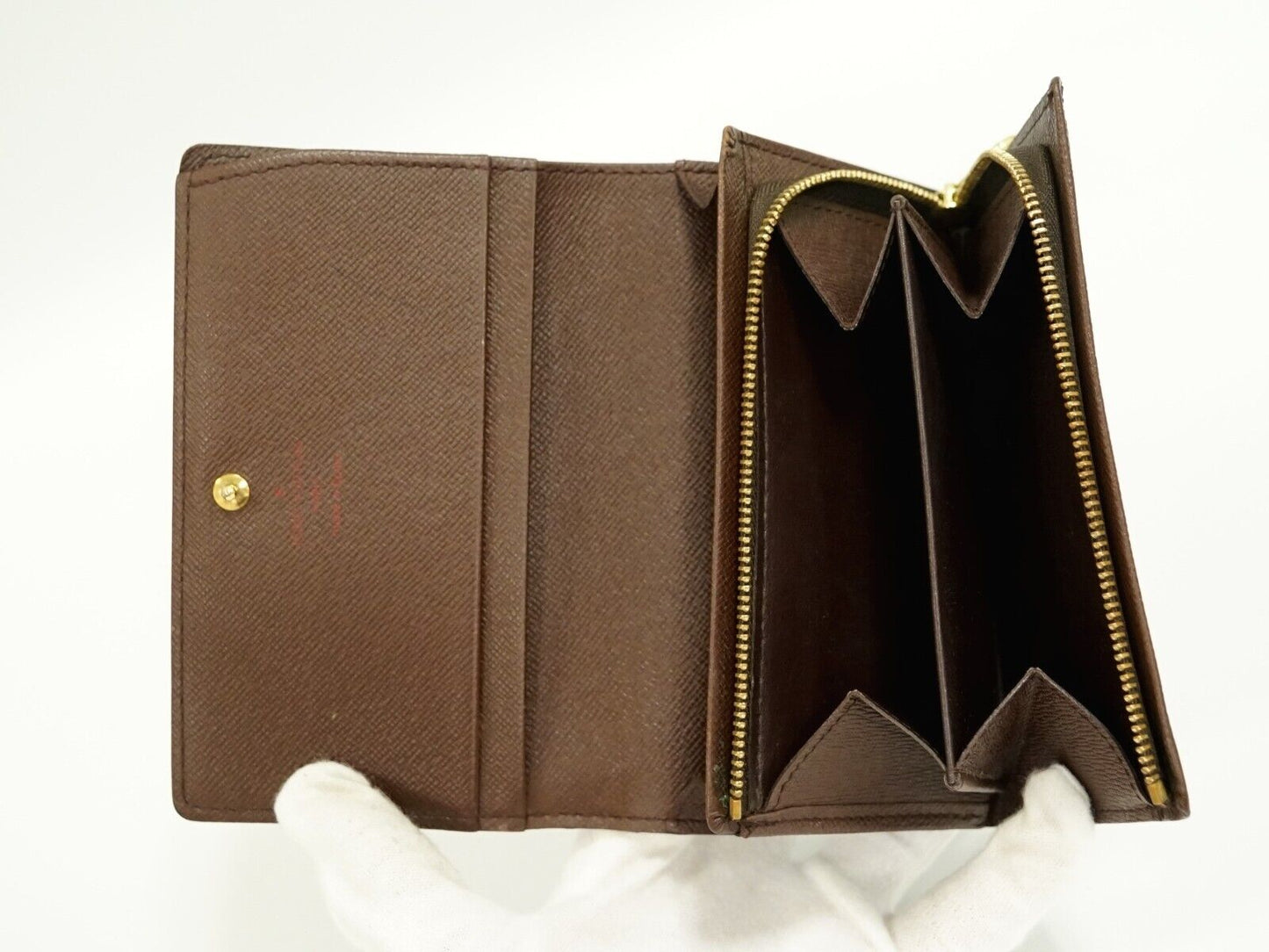 Louis Vuitton Brown Canvas Tresor wallet accessories
