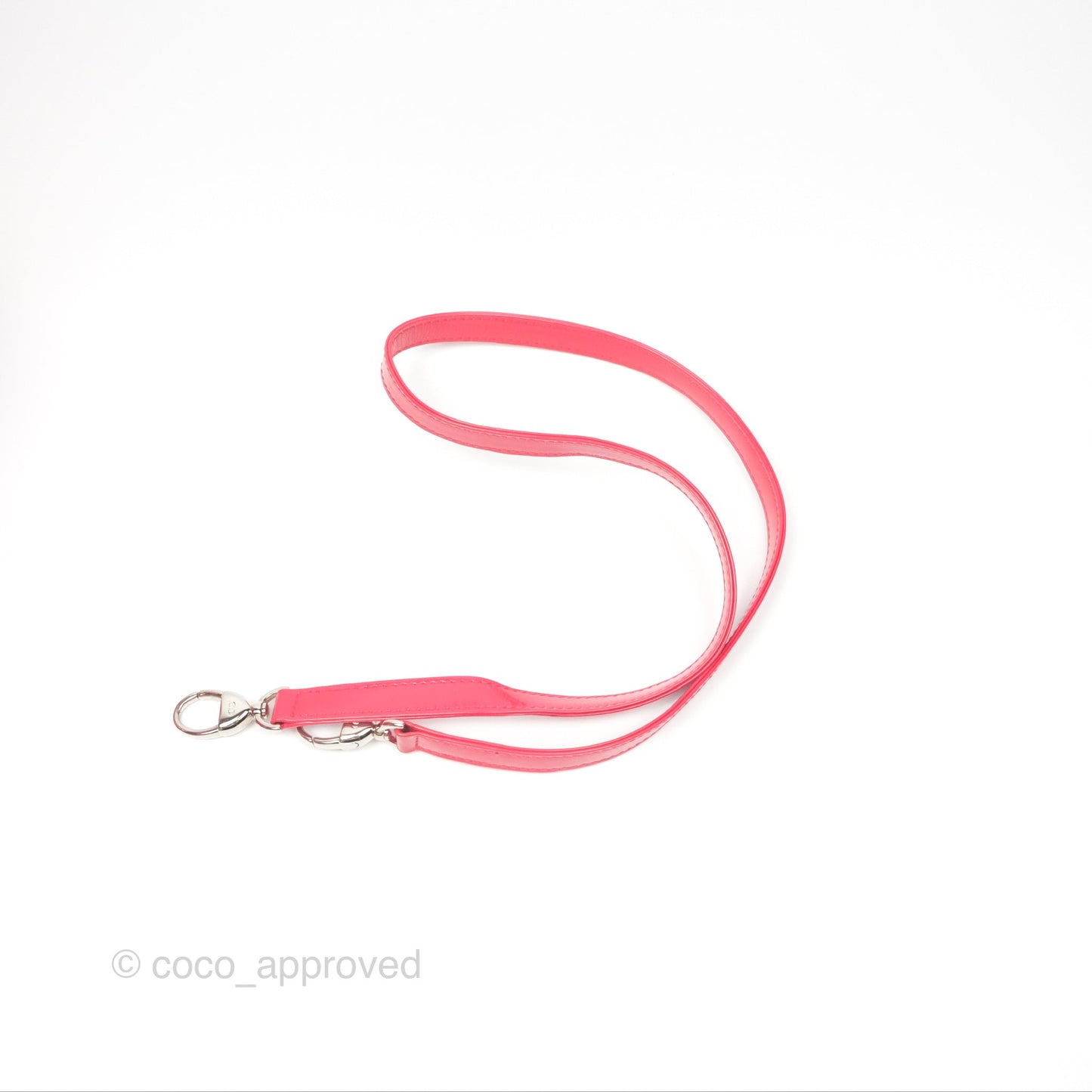 Christian Dior Medium Lady Dior Red Patent Silver Hardware