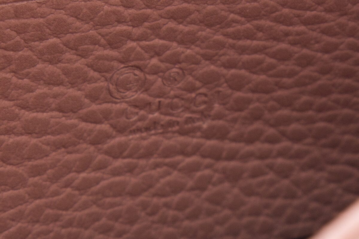 Gucci Pink Leather Interlocking G Cross-Body