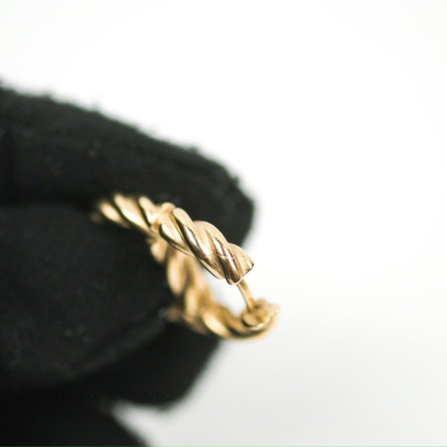 Dior 30 Montaigne Twist Earrings Gold Tone