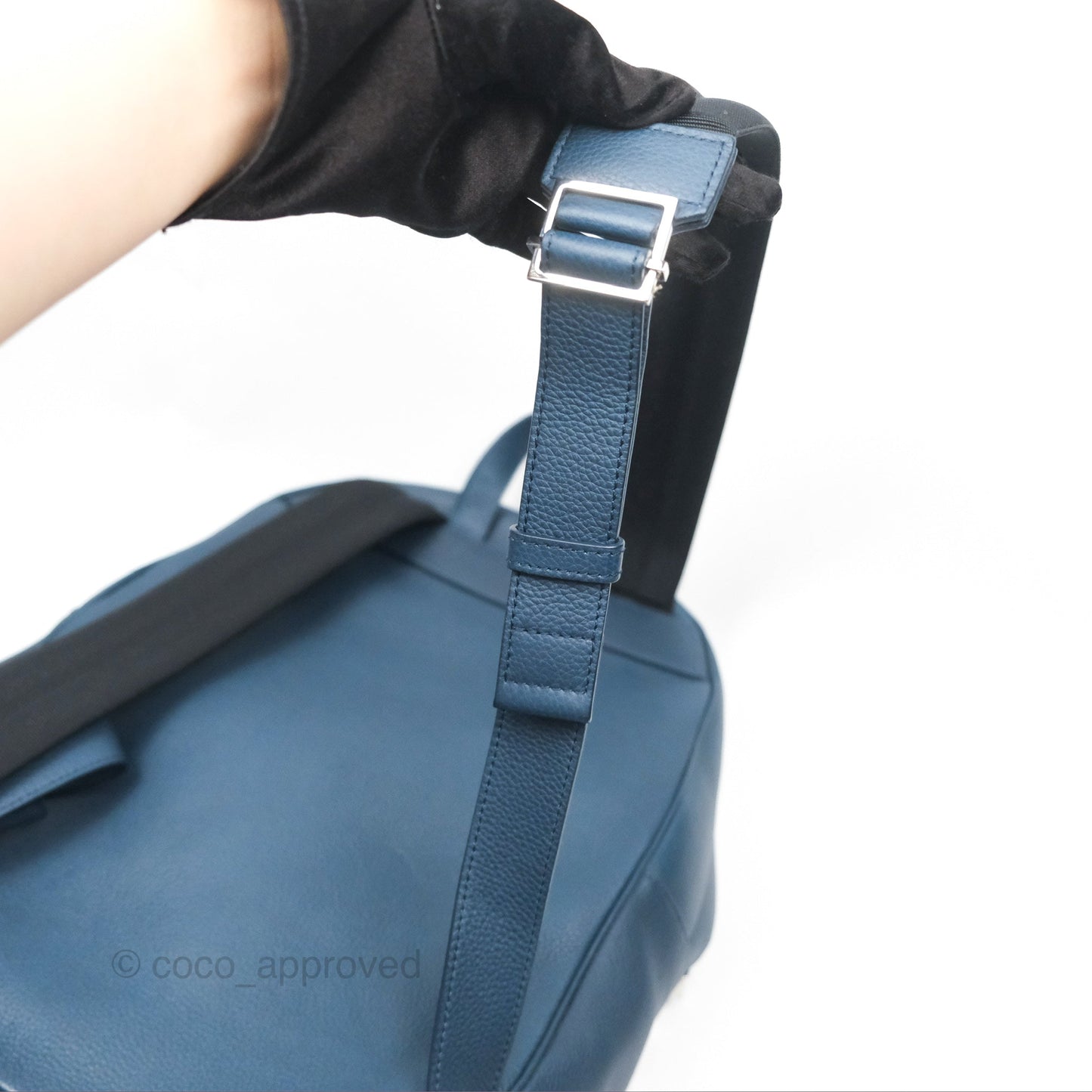 Christian Dior Backpack Calfskin Navy