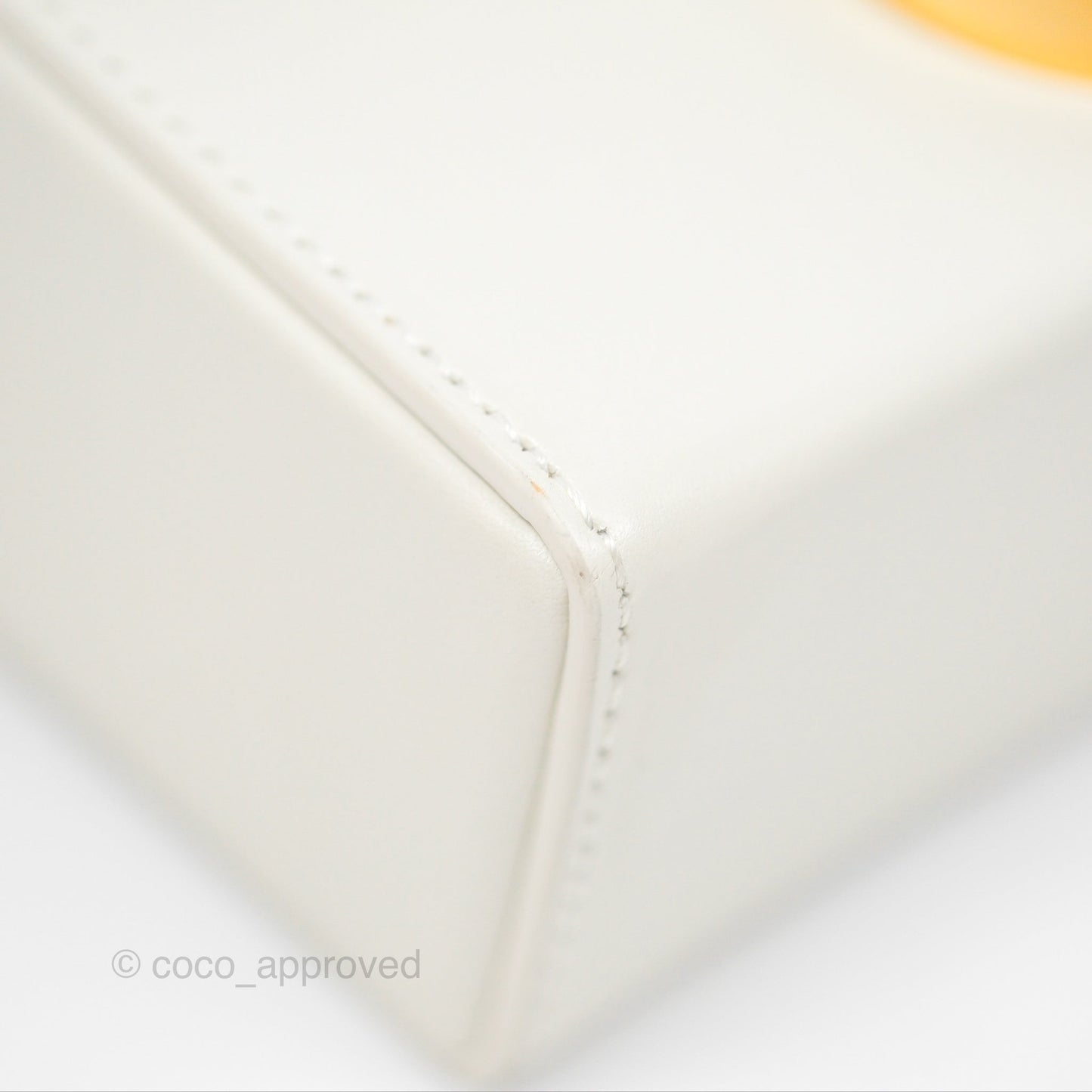 Christian Dior 30 Montaigne Box Bag White Calfskin
