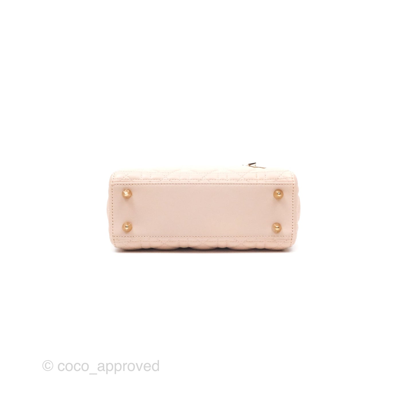 Christian Dior Lambskin My ABCDior Lady Dior Pink Gold Hardware