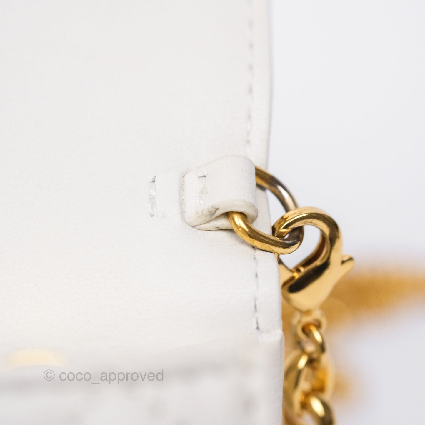 Dior Caro Pouch With Chain Latte Supple Cannage Calfskin