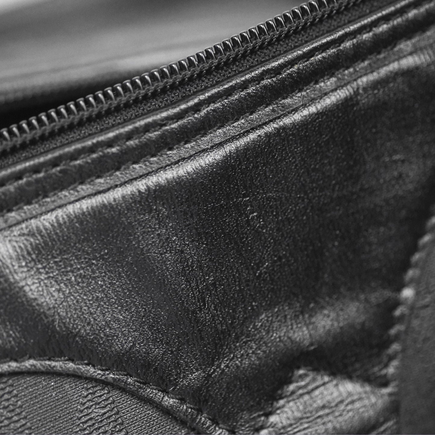 Dior Vintage Trotter Boston Duffle Bag Oblique Black