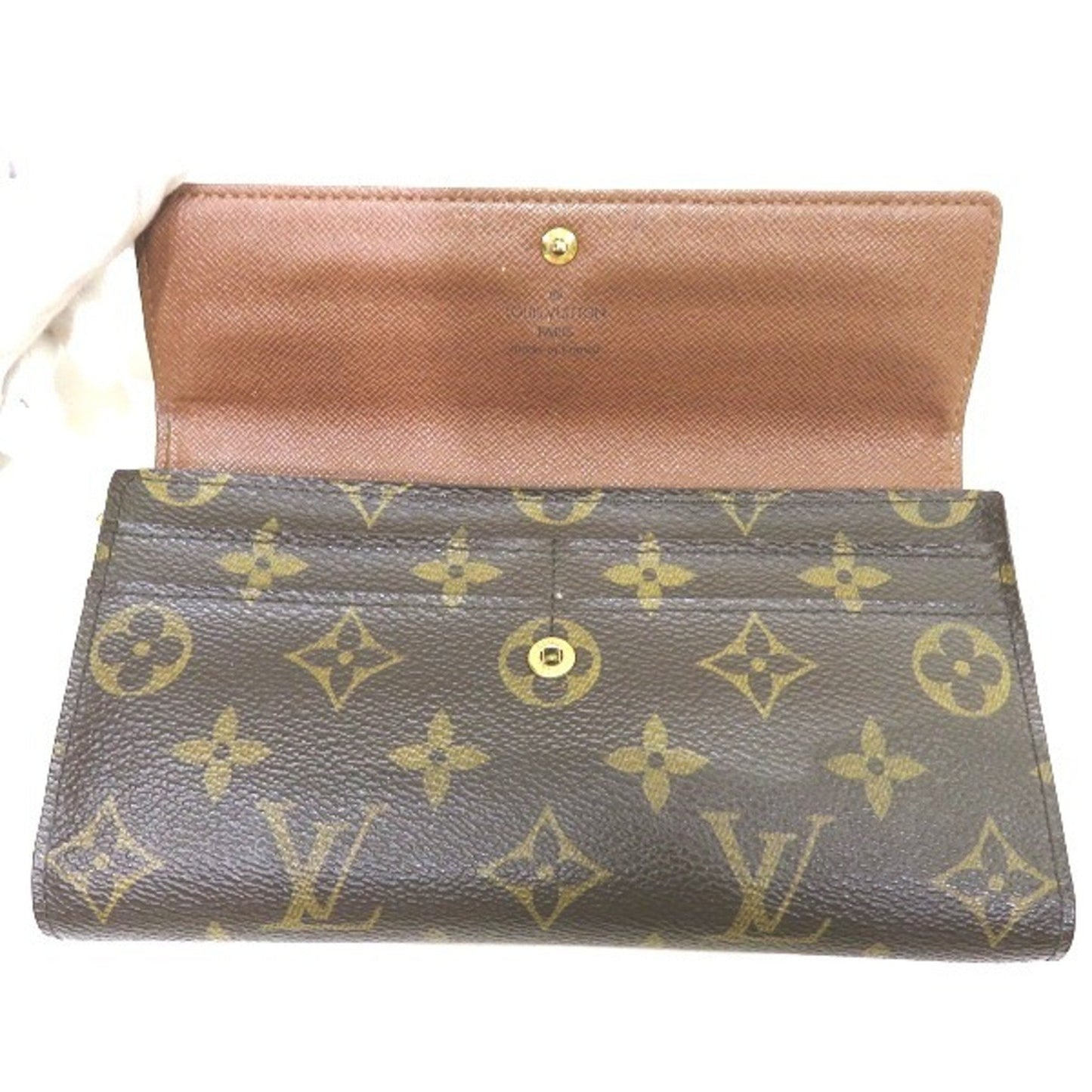 Louis Vuitton Brown Canvas Sarah wallet accessories