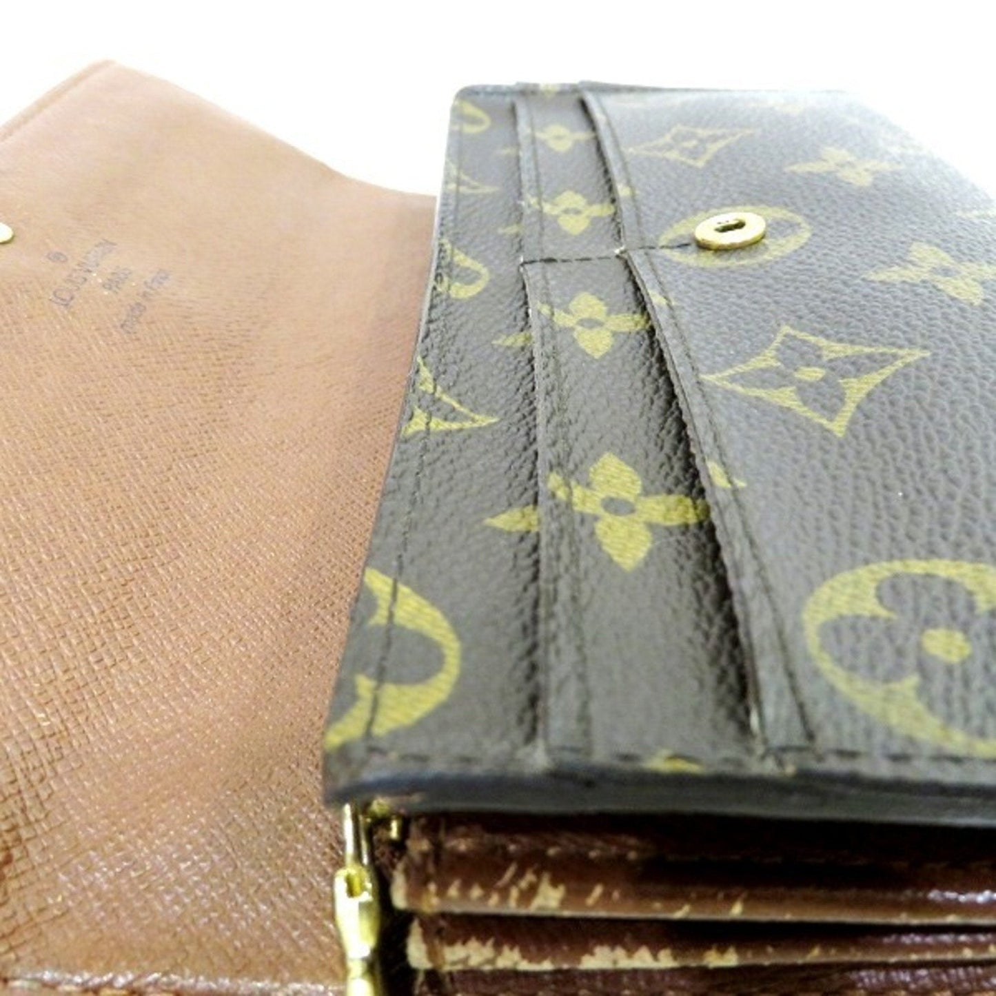 Louis Vuitton Brown Canvas Sarah wallet accessories