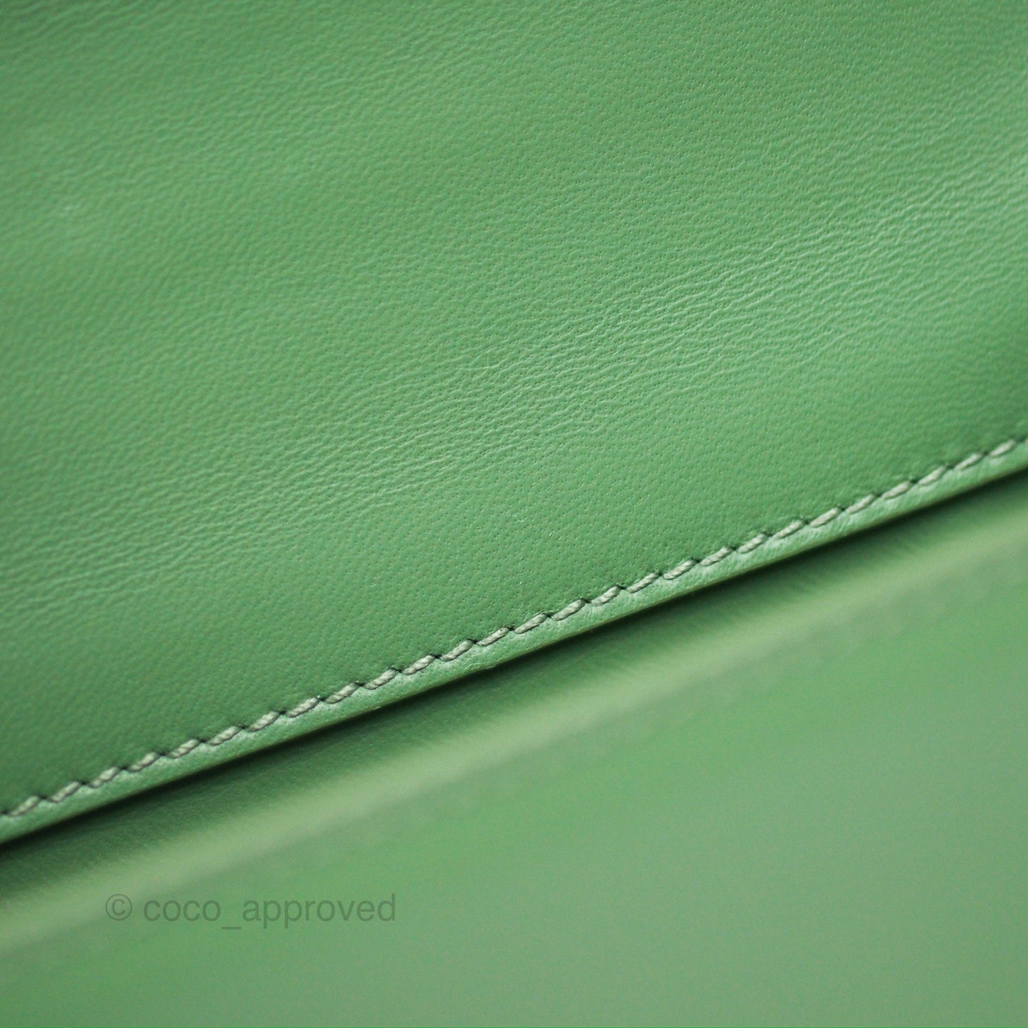Dior Micro 30 Montaigne Flap Bag Mint Green Smooth Calfskin