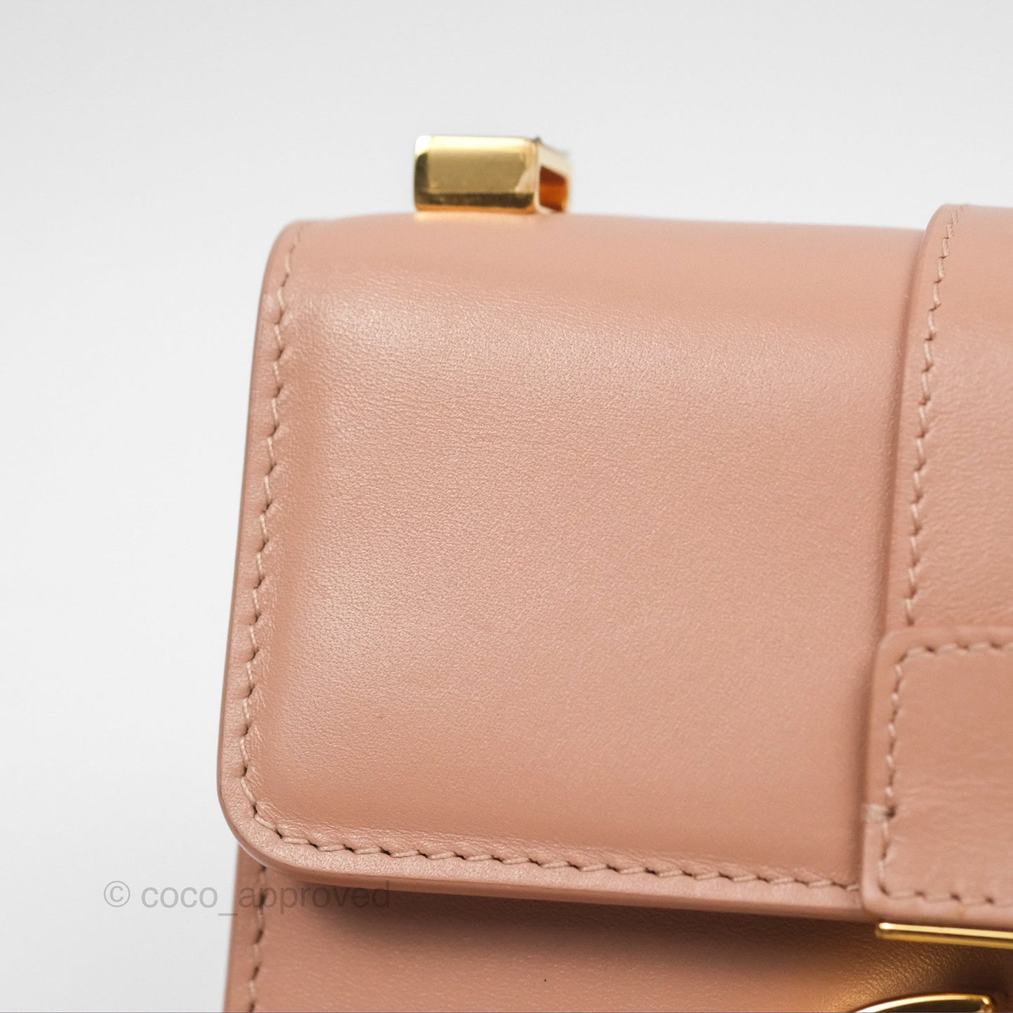 Dior Micro 30 Montaigne Flap Bag Rose Des Vents Calfskin