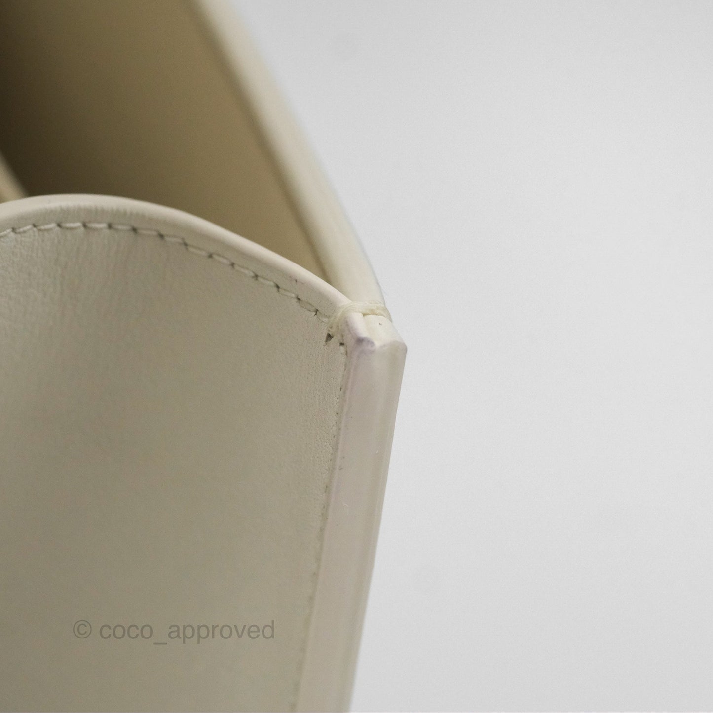 Christian Dior Small 30 Montaigne Box Bag White Calfskin