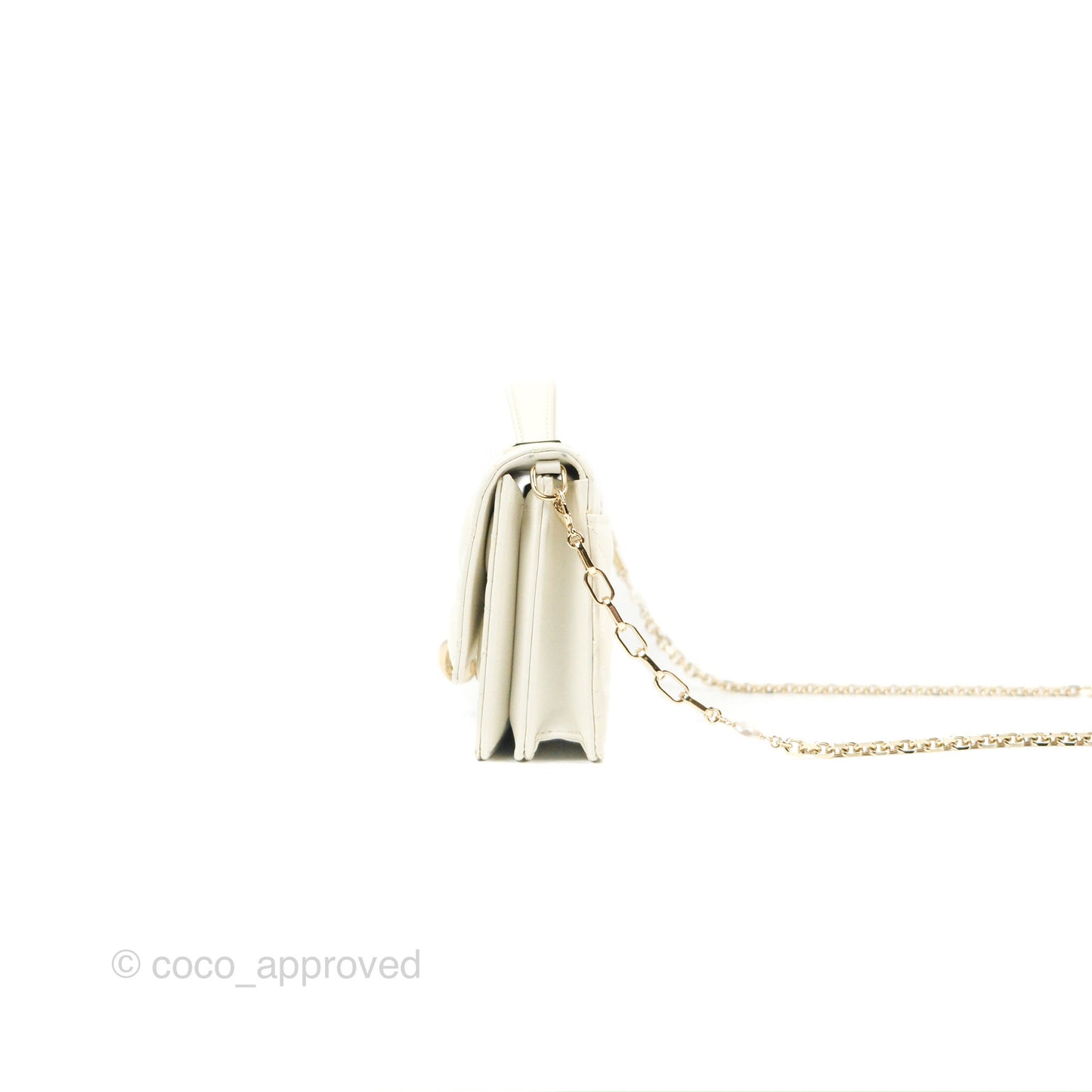 Dior Miss Dior Mini Bag Ivory White Cannage Lambskin