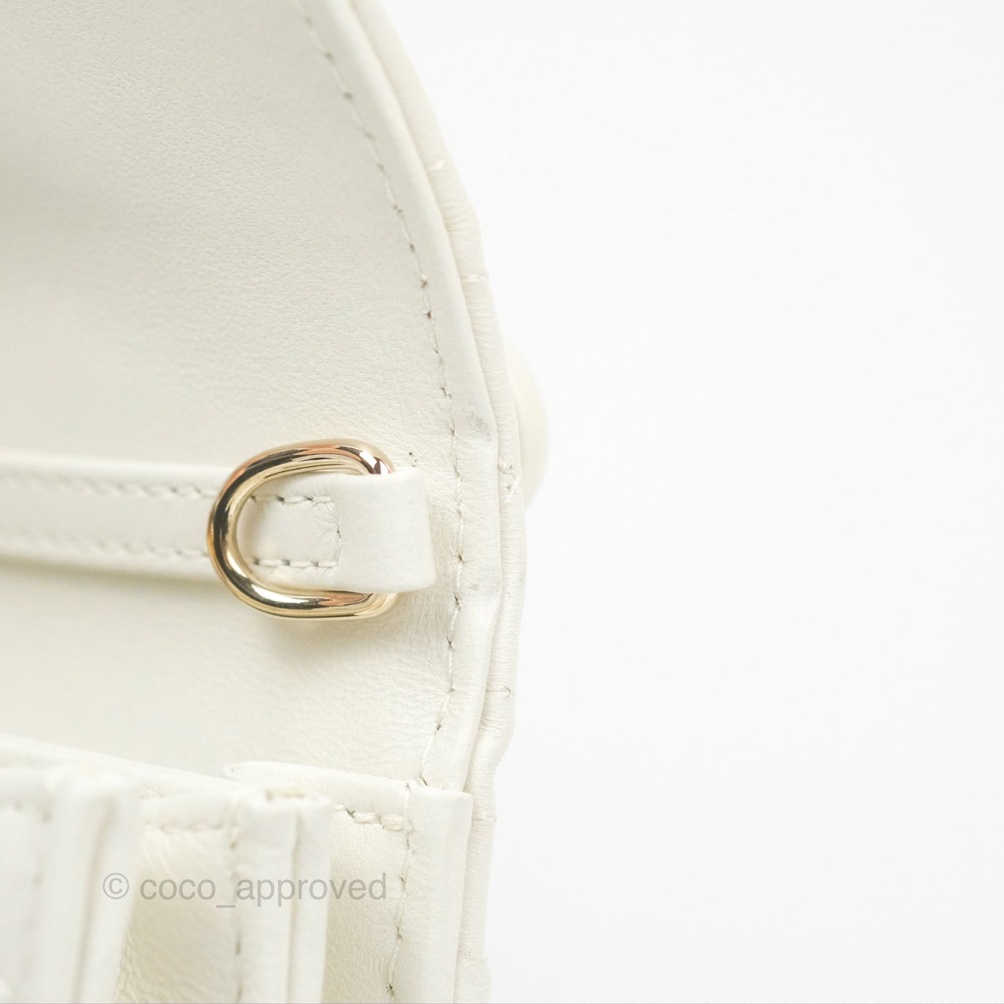 Dior Miss Dior Mini Bag White Cannage Lambskin