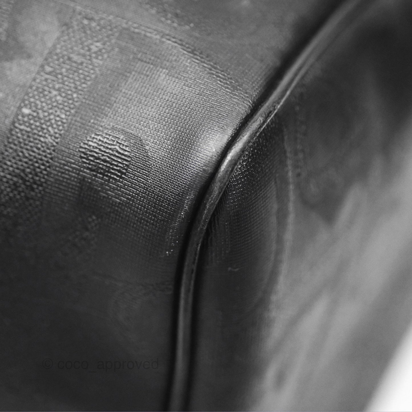 Dior Vintage Trotter Boston Duffle Bag Oblique Black