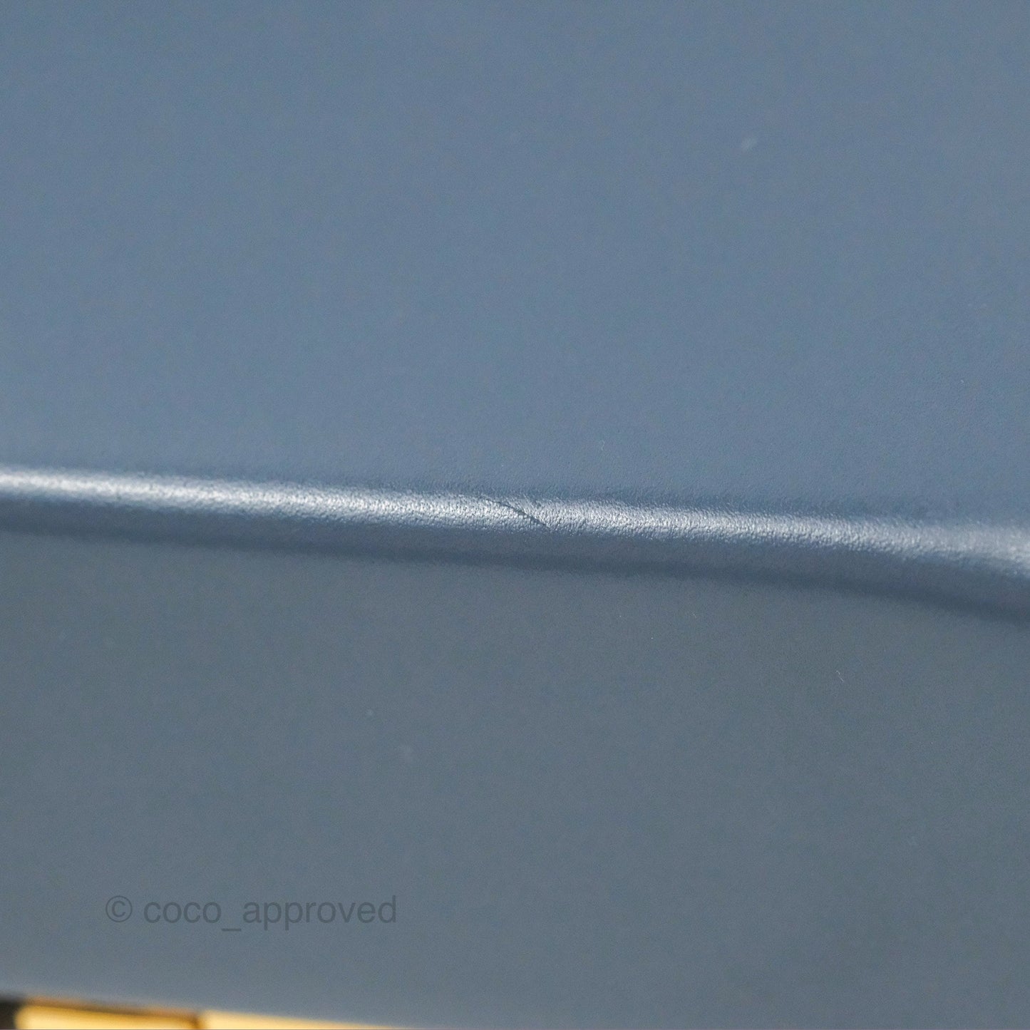Christian Dior 30 Montaigne Box Bag Blue Calfskin