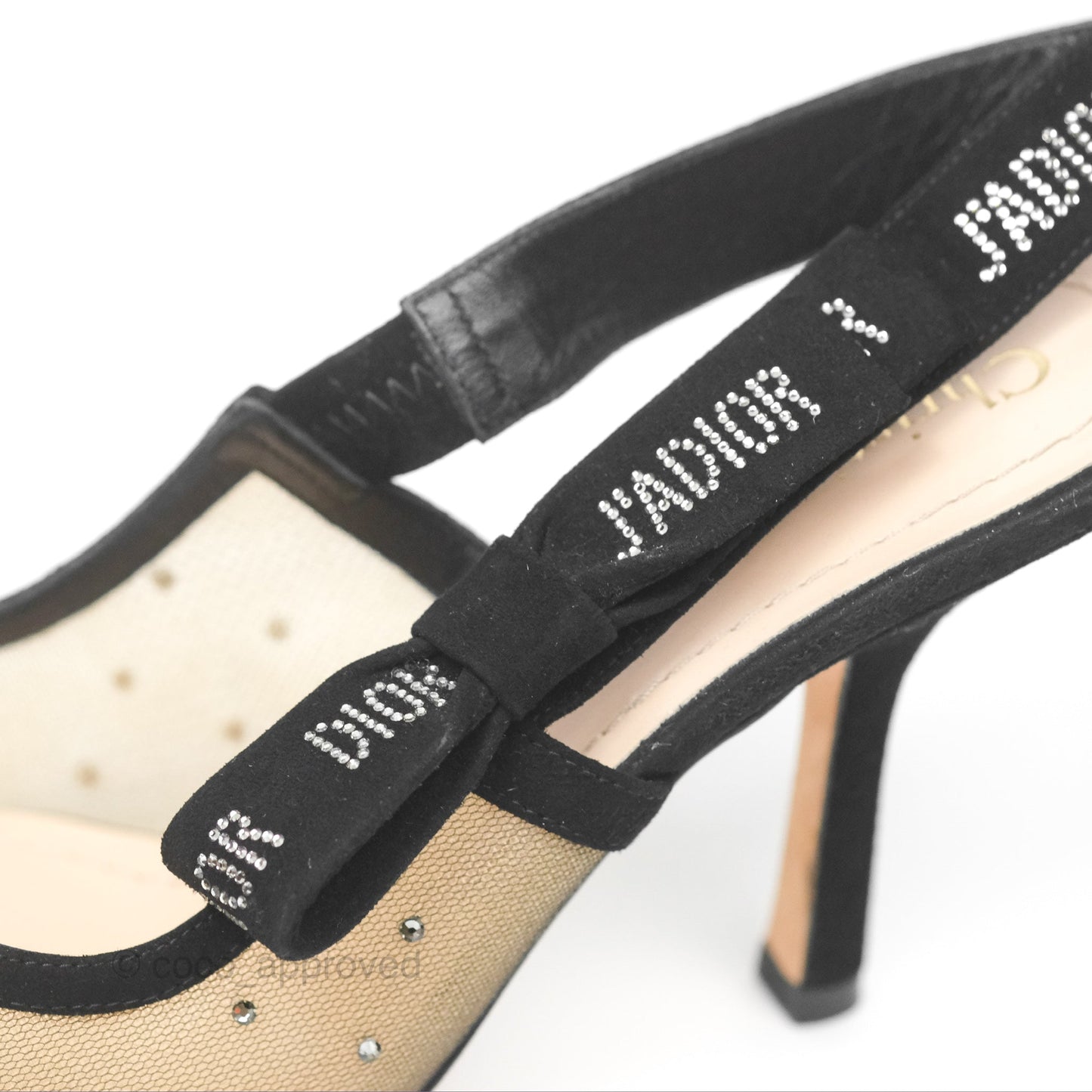 Christian Dior J’adior Polka Dot Slingback Pumps Size 36.5